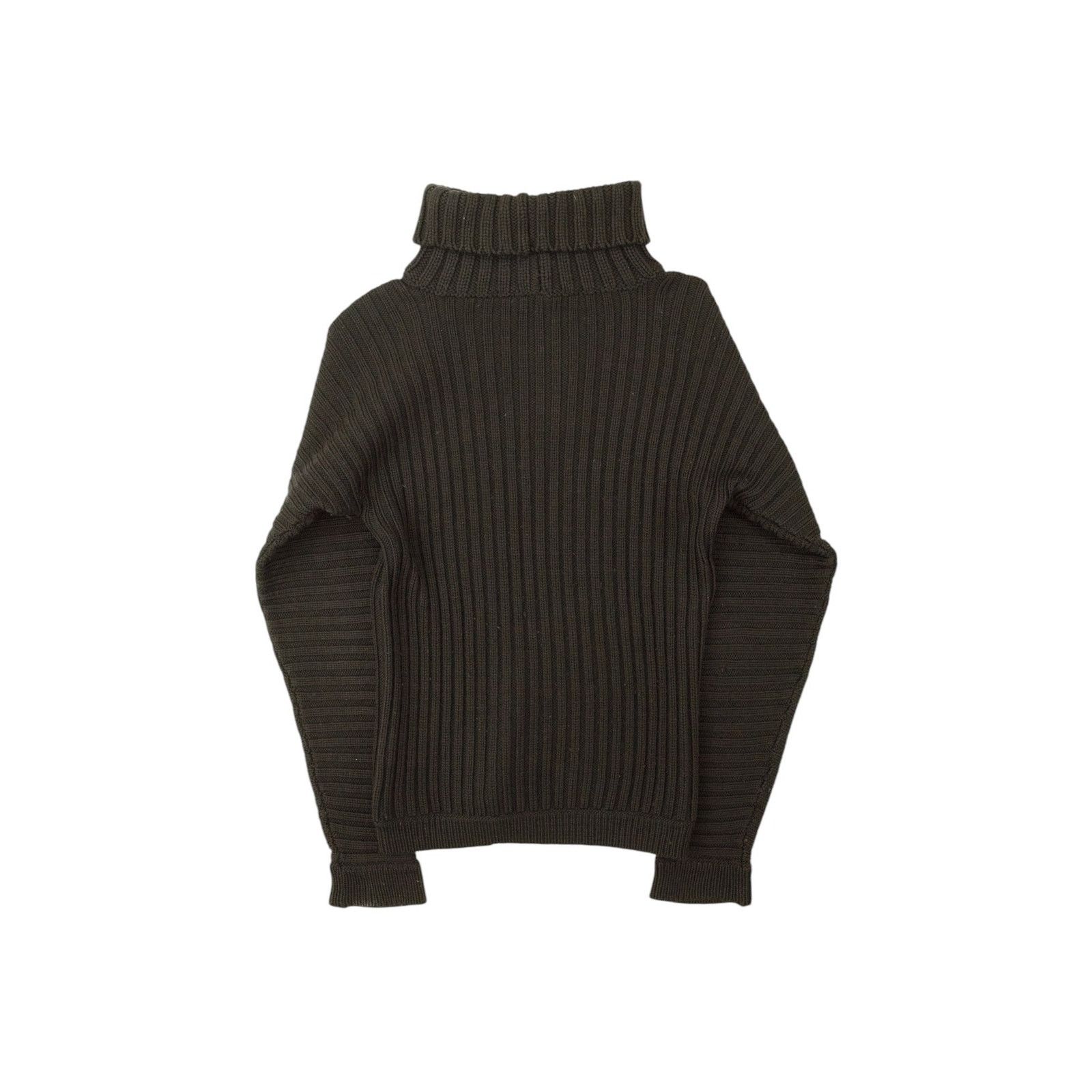 Yves Saint Laurent by Tom Ford Rive Gauche Black Wool Knit Sweater Size L / US 10 / IT 46 - 2 Thumbnail
