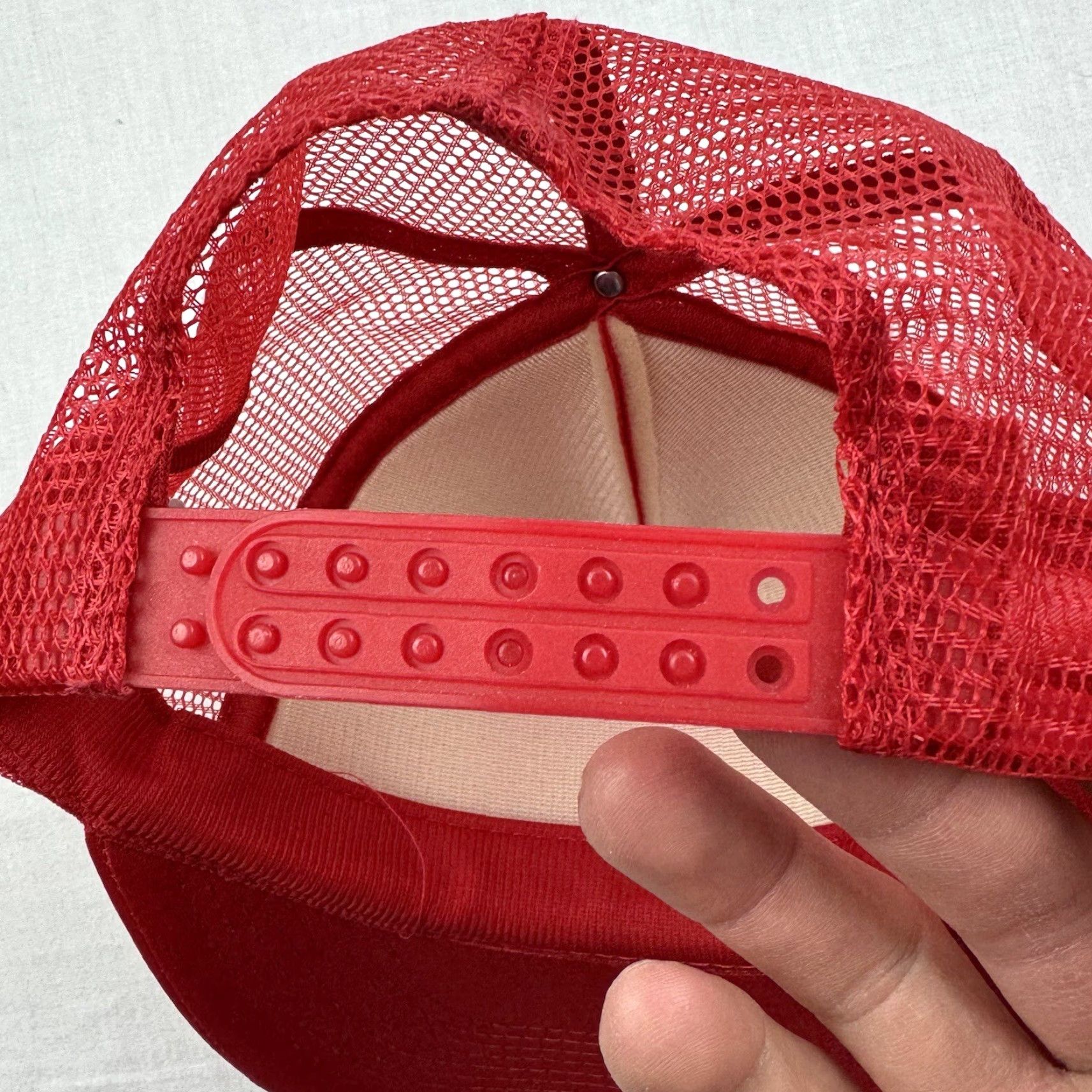 Vintage VINTAGE Cobra Cap Trucker Hat Adult One Size Red USA 80s Funny Mens Hat Size ONE SIZE - 6 Thumbnail