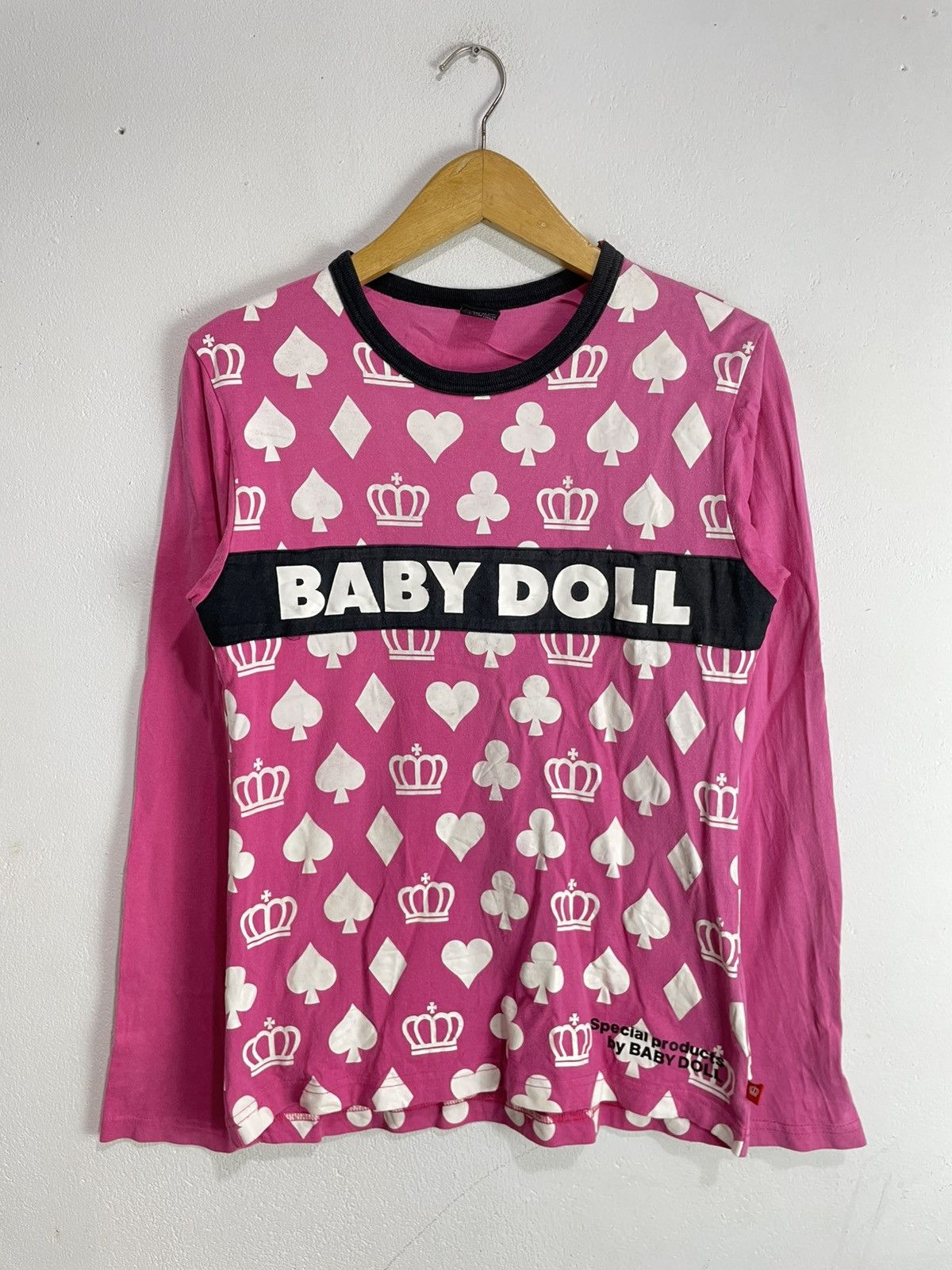 Hysteric Glamour Baby Doll Crown Disney Longsleeve poem punk y2k style Size S / US 4 / IT 40 - 1 Thumbnail