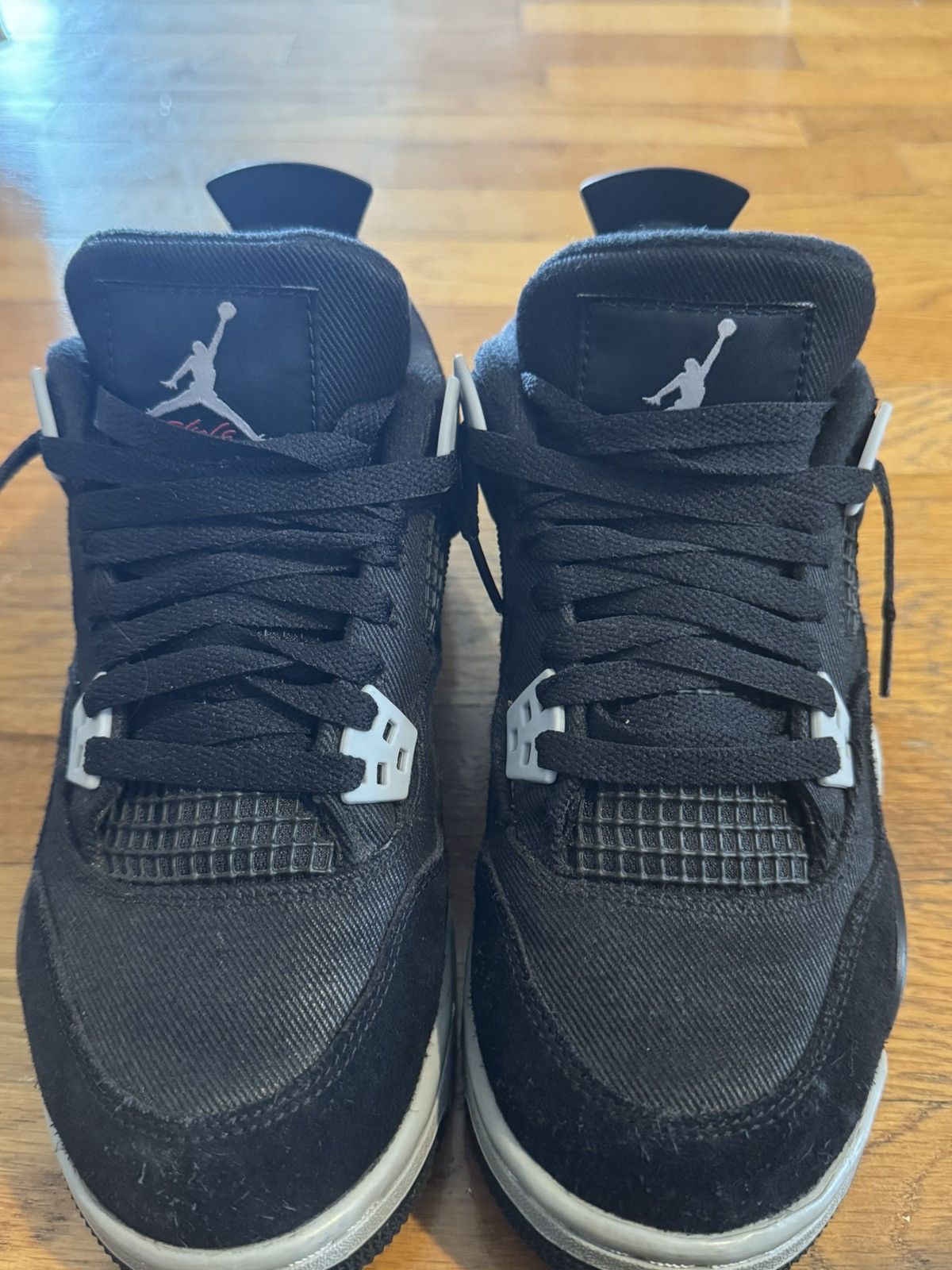 Jordan Brand jordan 4 black canvas Size US 5.5 / EU 38 - 1 Thumbnail