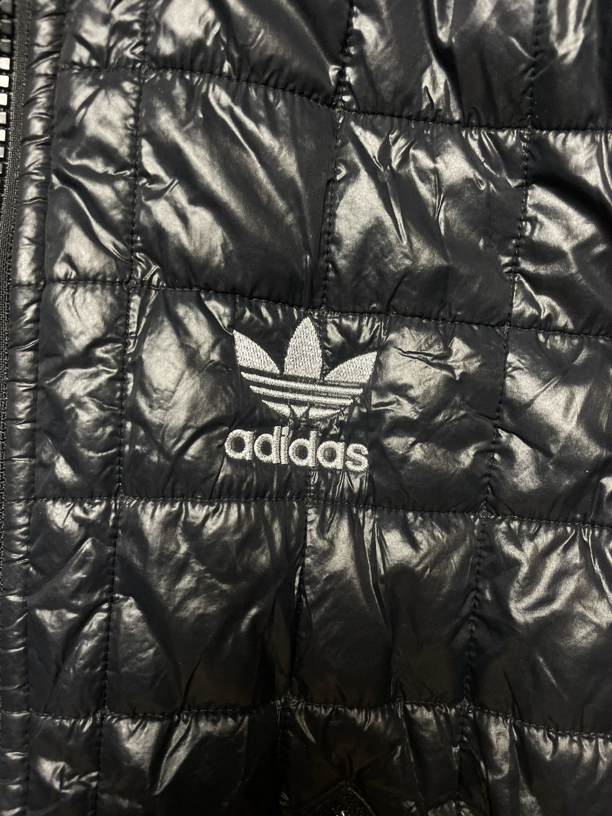 Adidas avant garde adidas puffer jacket zip Swag centrallogo Size S / US 4 / IT 40 - 2 Thumbnail
