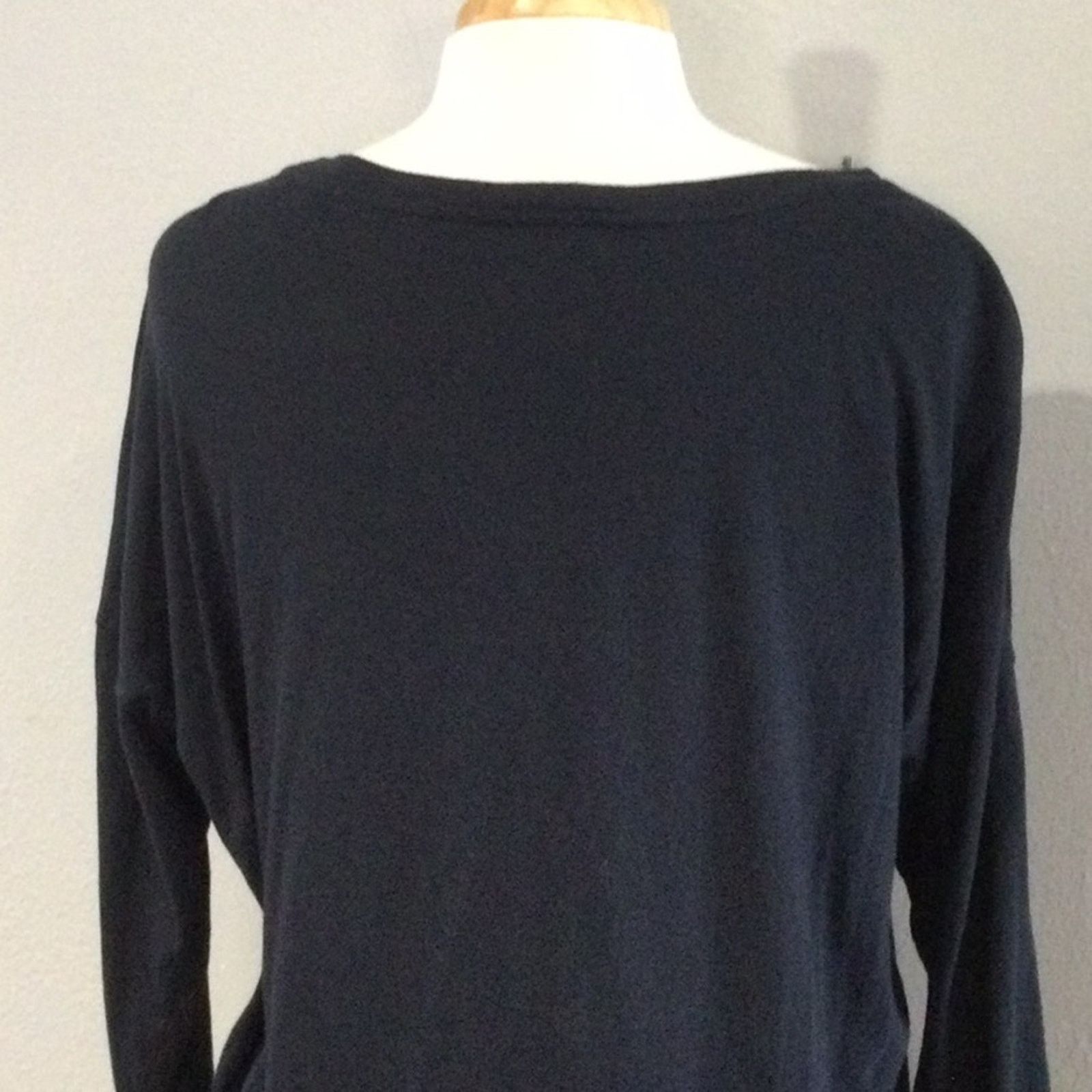 Banana Republic Banana Republic Navy 3/4 Dolman Sleeve T-Shirt L Size L / US 10 / IT 46 - 8 Thumbnail