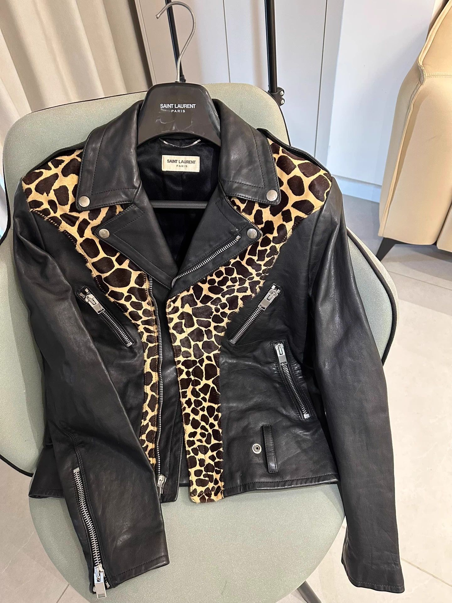 Saint Laurent Paris Saint Laurent Paris 14FW Leather Jacket Size M / US 6-8 / IT 42-44 - 1 Thumbnail