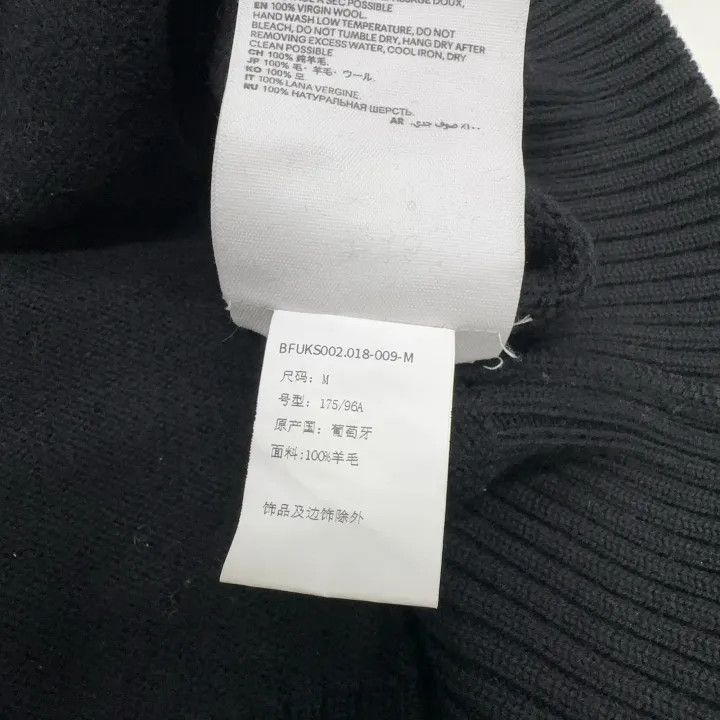 AMI AMIPARIS Black Heart Logo Wool Sweater -2507 Size US M / EU 48-50 / 2 - 5 Thumbnail