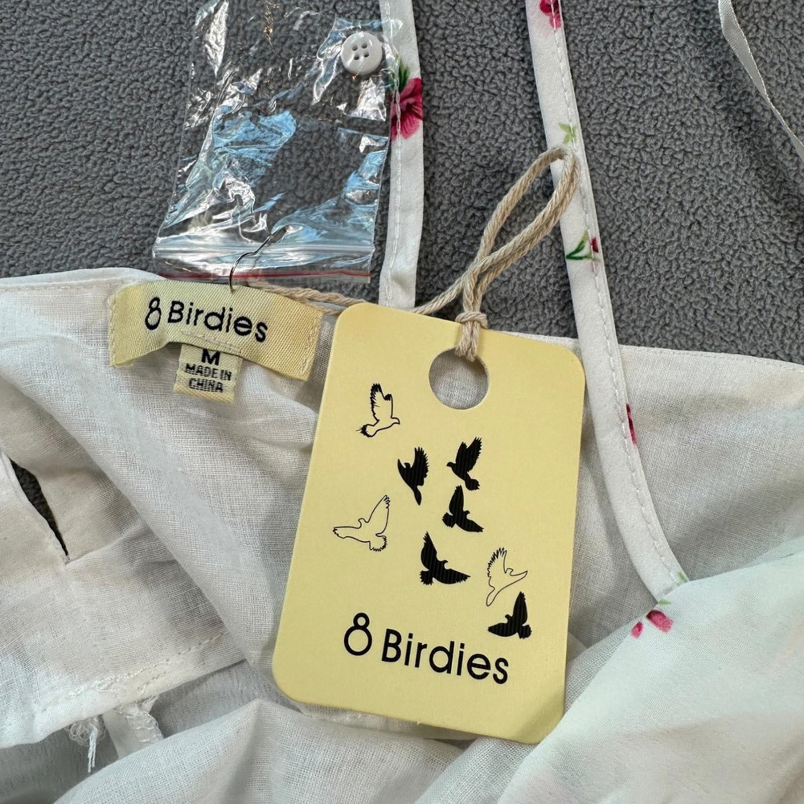 Other NWT 8 Birdies Australia Floral Crop Cami Tie Strap Womens M Size M / US 6-8 / IT 42-44 - 3 Thumbnail