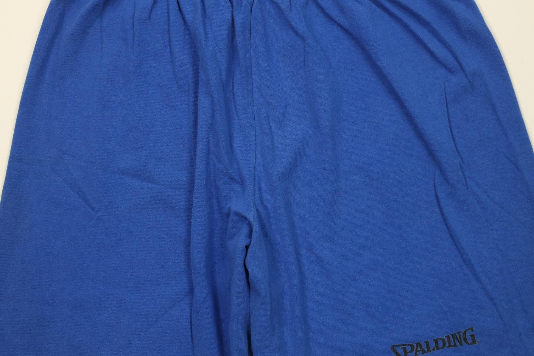 Vintage Vintage 90s Spalding Basketball Spell Above Knee Shorts Blue Size US 30 / EU 46 - 3 Thumbnail