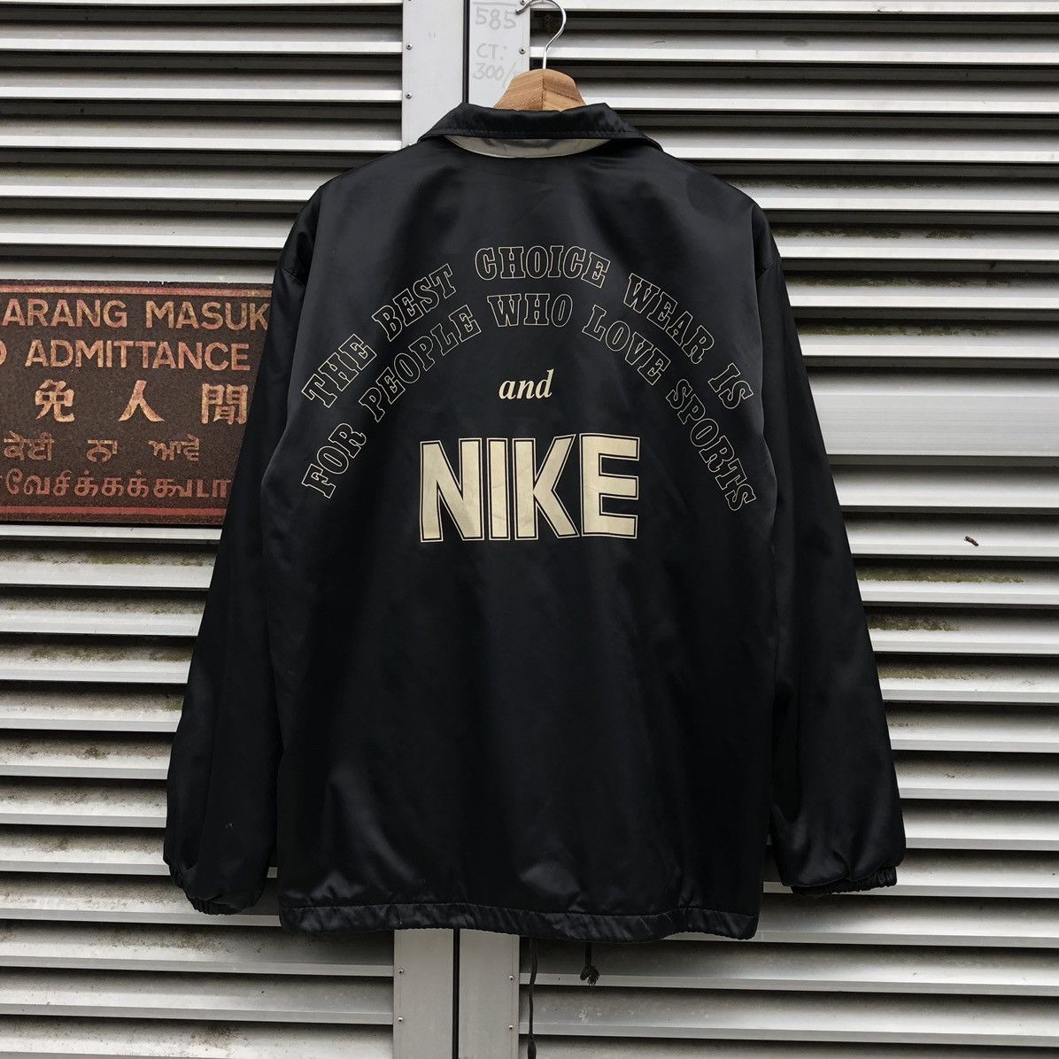 Nike 🔥RARE🔥Vintage Nike Block Blue Tag OREGON Coach Jacket Size US M / EU 48-50 / 2 - 3 Thumbnail