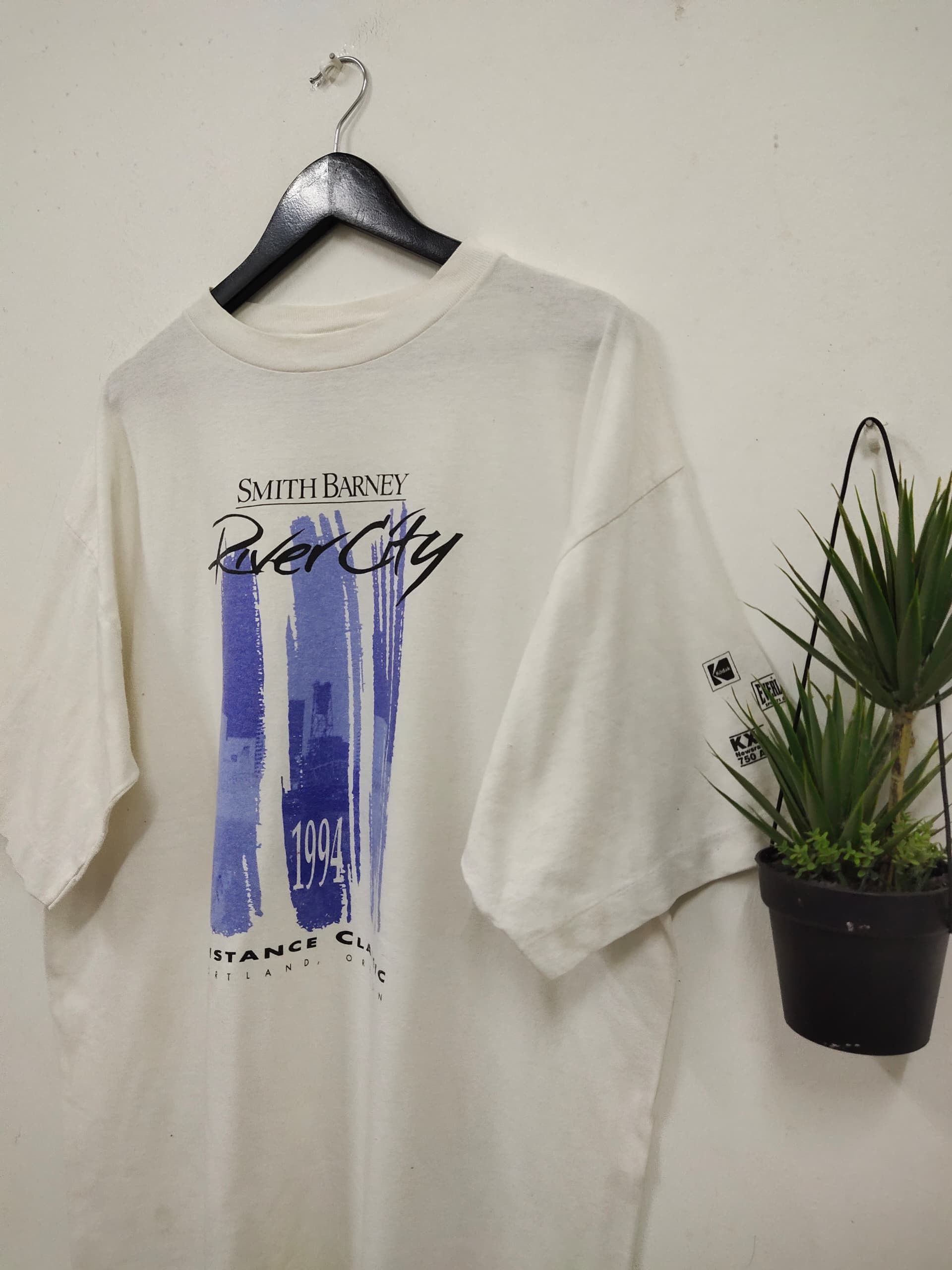 Adidas Vintage 1994 Adidas Runner single stich t shirt Size US XL / EU 56 / 4 - 4 Thumbnail