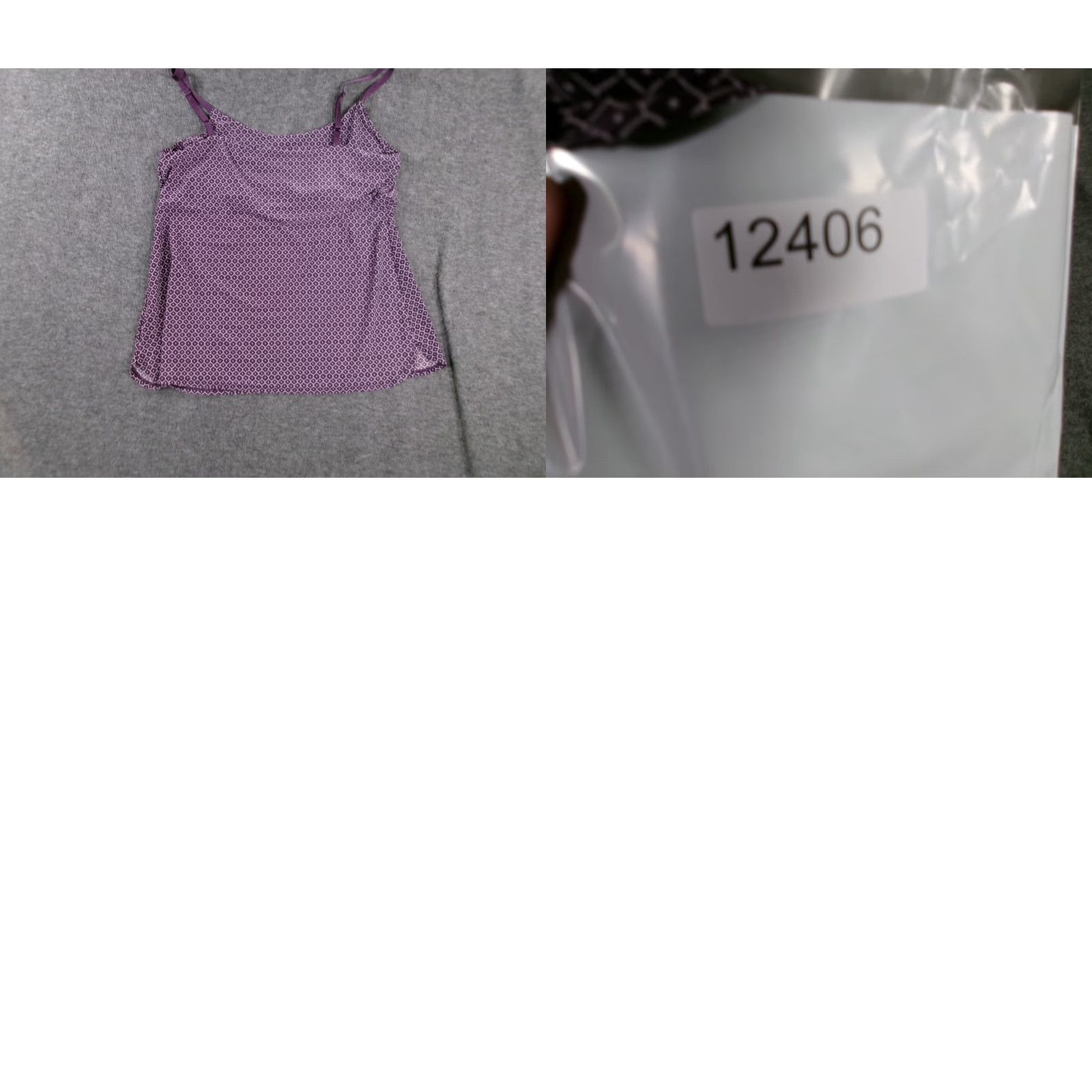 George VINTAGE George Cami Top Women Medium Purple Lightweight Geometric Sleeveless Pajama TopCam i Size M / US 6-8 / IT 42-44 - 8 Thumbnail