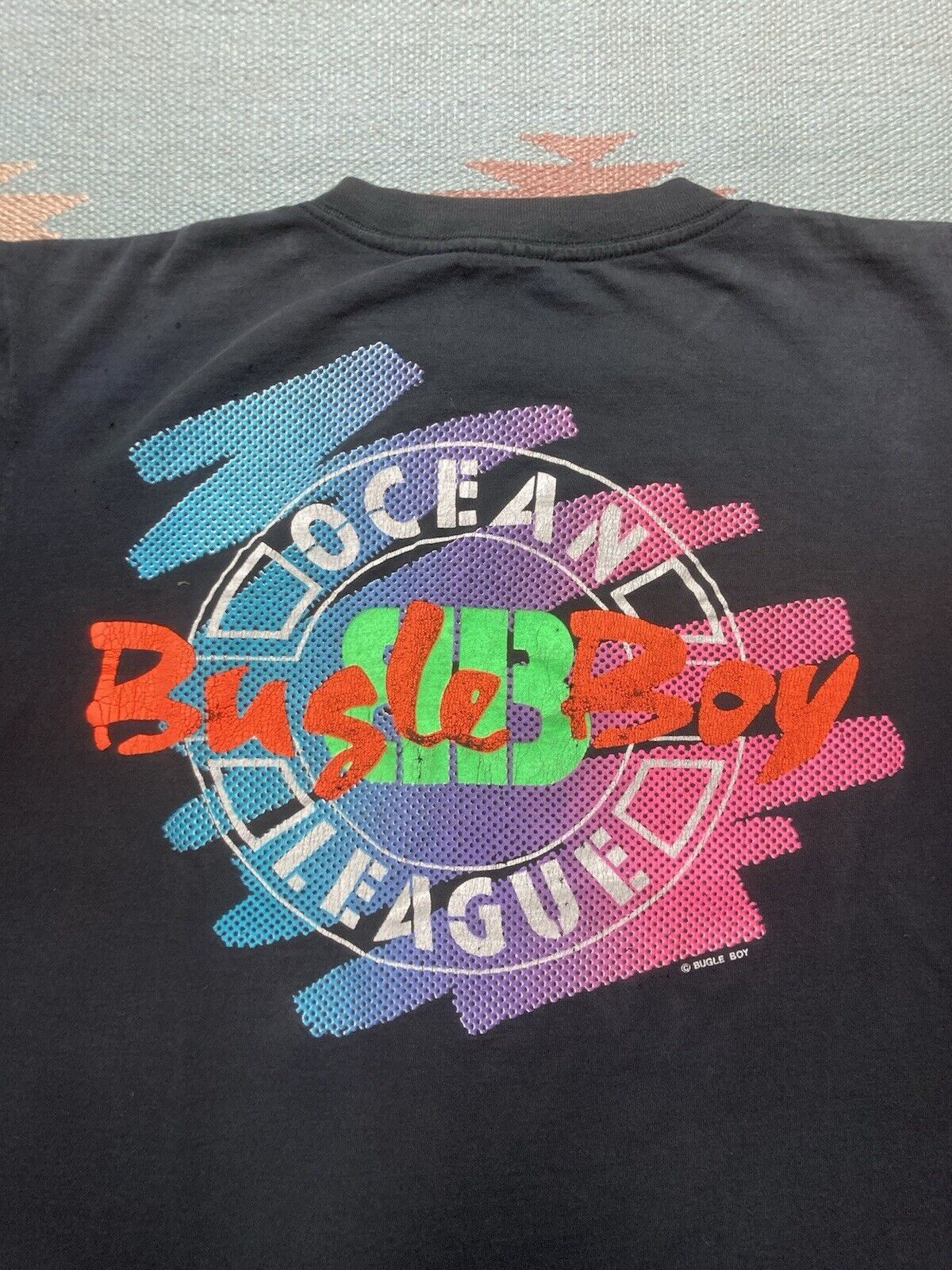 Bugle Boy × Vintage 80s graphic t shirt bugle boy ocean league surf skate medium Size US M / EU 48-50 / 2 - 2 Thumbnail