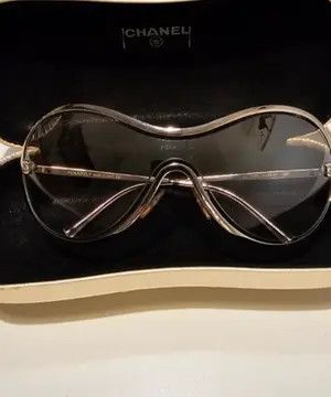 CHANEL Sunglasses 4030 Rimless Rhinestone 4017 Shields