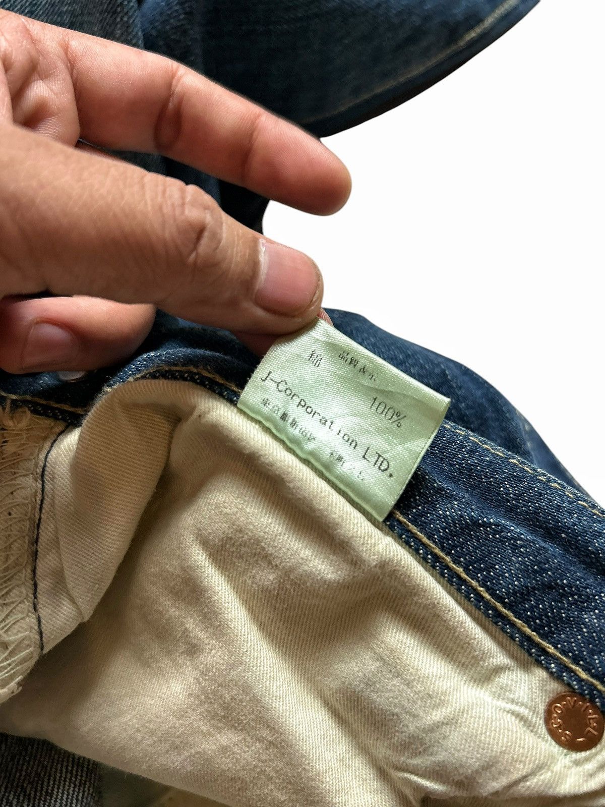 Japanese Brand × Vintage Japanese Brand Repro Denim Pants Lot 1886 Selvedge Pants Size US 34 / EU 50 - 12 Thumbnail