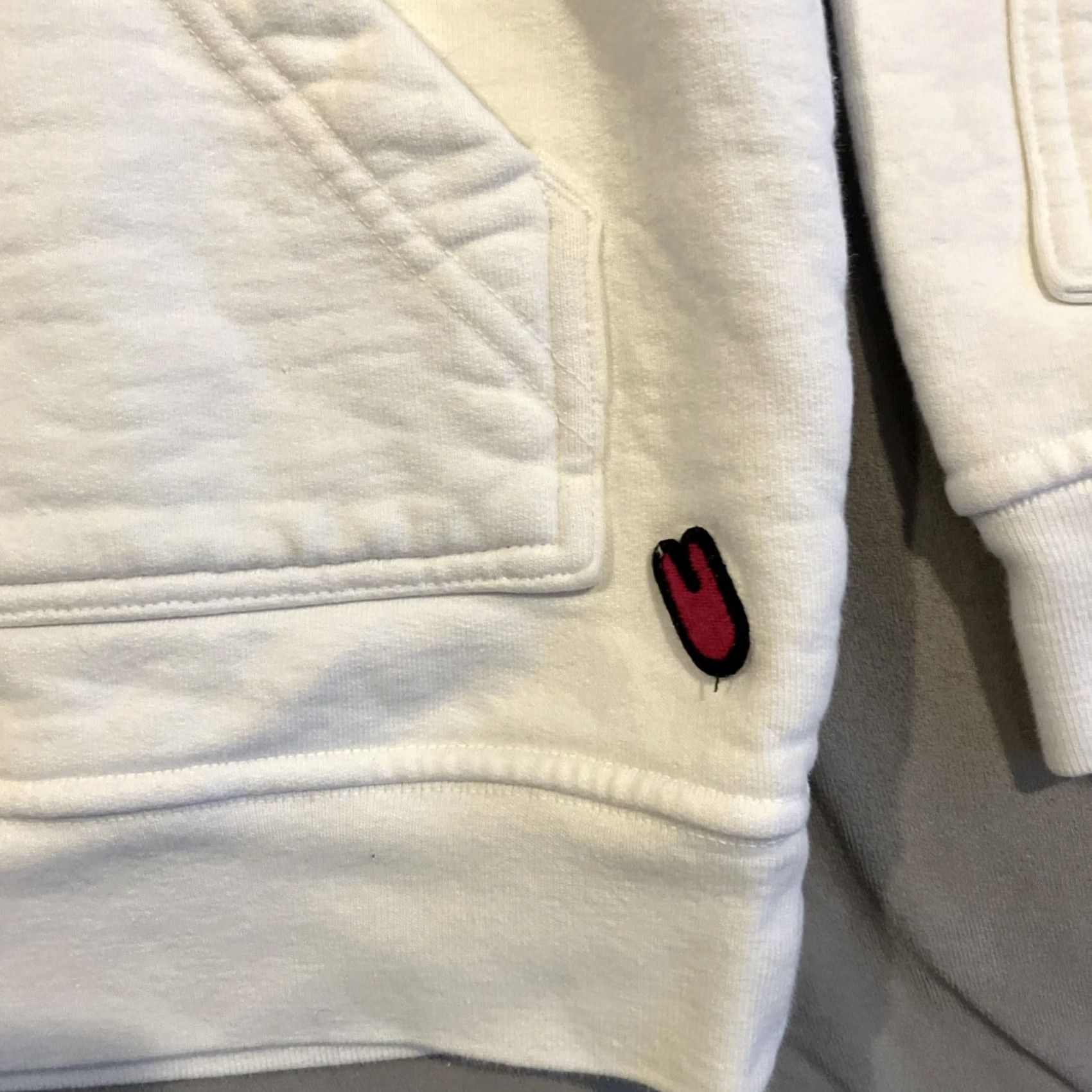 Vintage UNLESS Hoodie Mens Medium Ivory International Mountain Day Elbow Pads Pullover Size US M / EU 48-50 / 2 - 2 Thumbnail