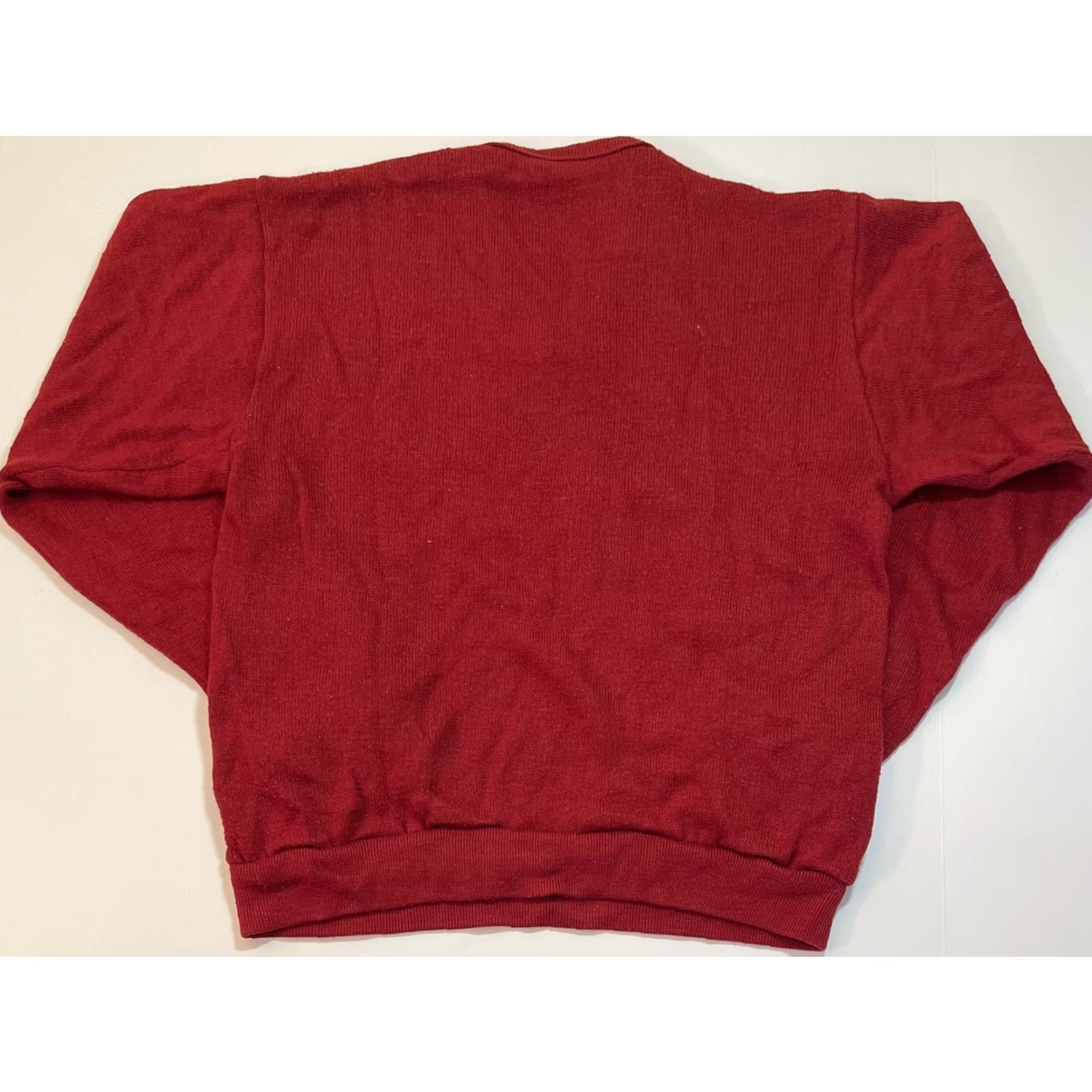 Vintage VINTAGE University of Pennsylvania 1960s Historic Sweater Red Cotton Mens Small Size US S / EU 44-46 / 1 - 4 Thumbnail