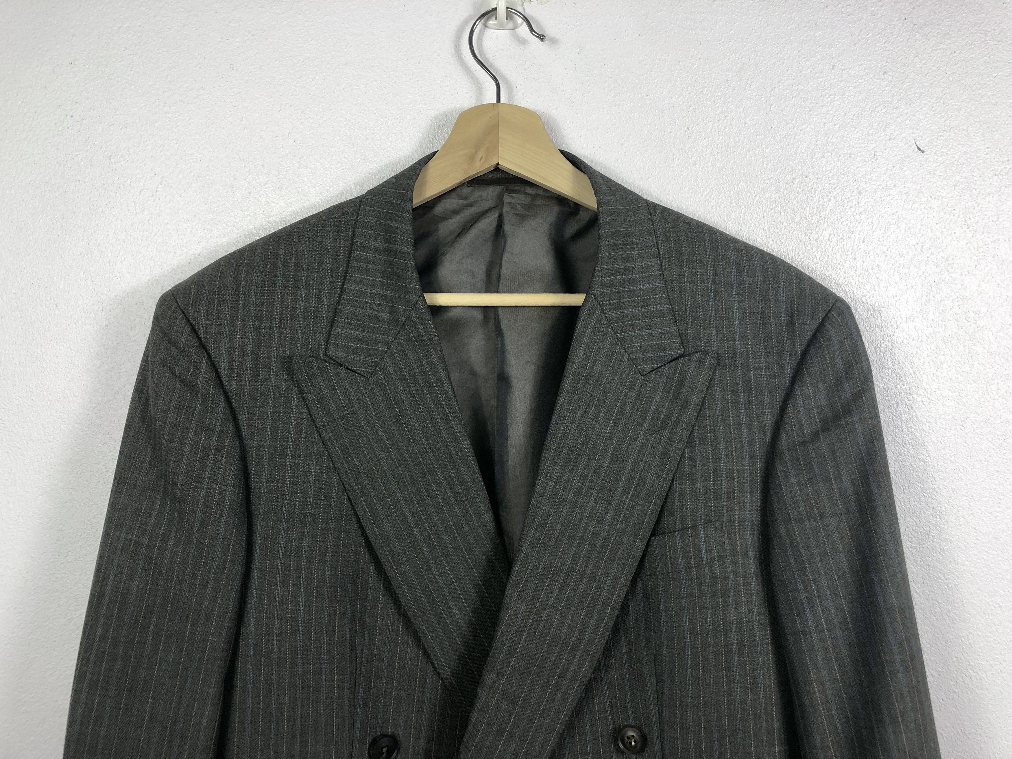 Burberry Rare Burberry Double Breasted Blazer Jacket Size US M / EU 48-50 / 2 - 2 Thumbnail
