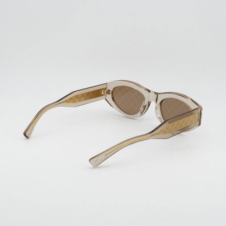 Gucci Gucci GG2065S 003 Sunglasses Yellow Cat Eye Frame Size ONE SIZE - 3 Thumbnail
