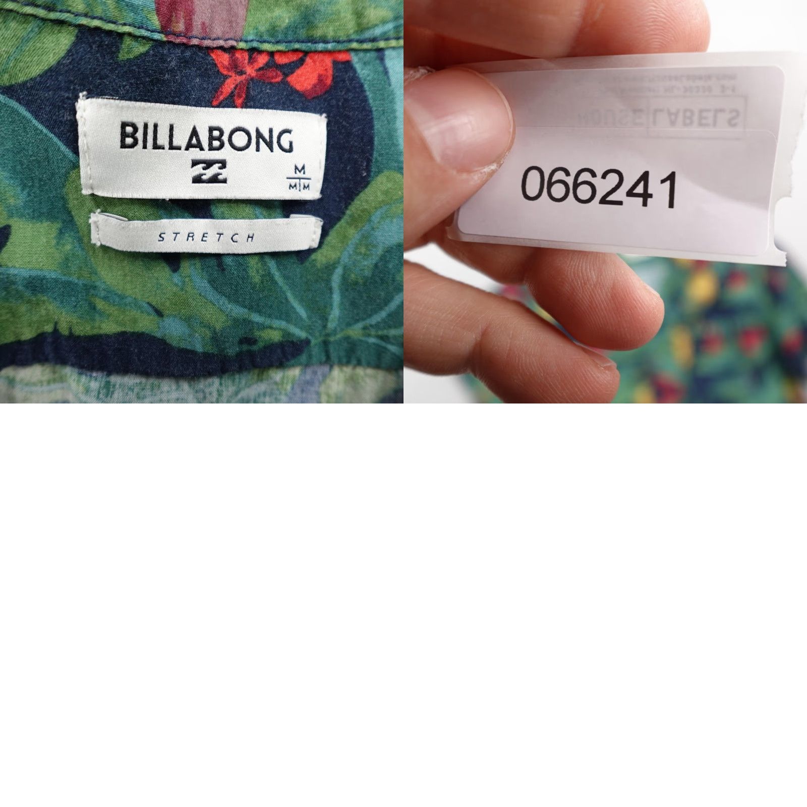 Billabong VINTAGE BILLABONG Shirt Mens Medium Blue Green Hawaiian Jungle Camp Button Up Surf Skate Size US M / EU 48-50 / 2 - 8 Thumbnail