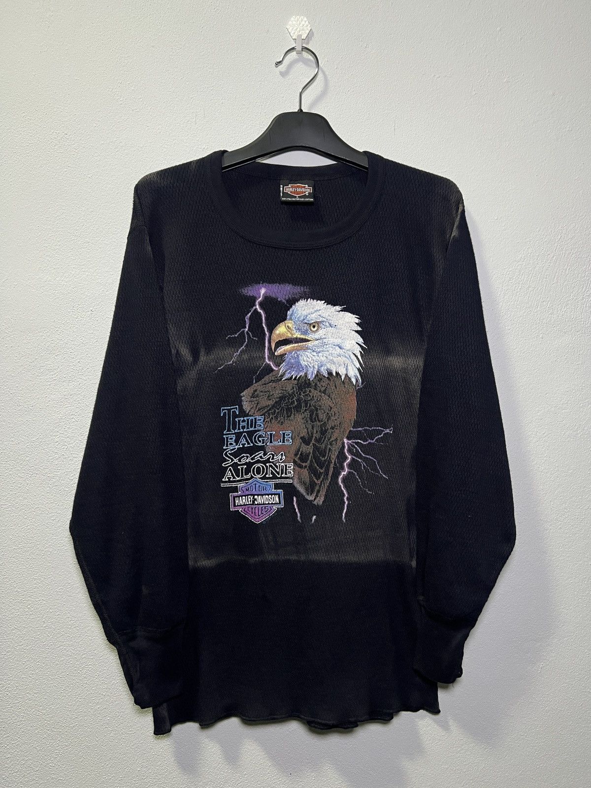 Harley Davidson Vintage Harley Davidson “Soar Alone” Tee 1995 Size US S / EU 44-46 / 1 - 1 Thumbnail