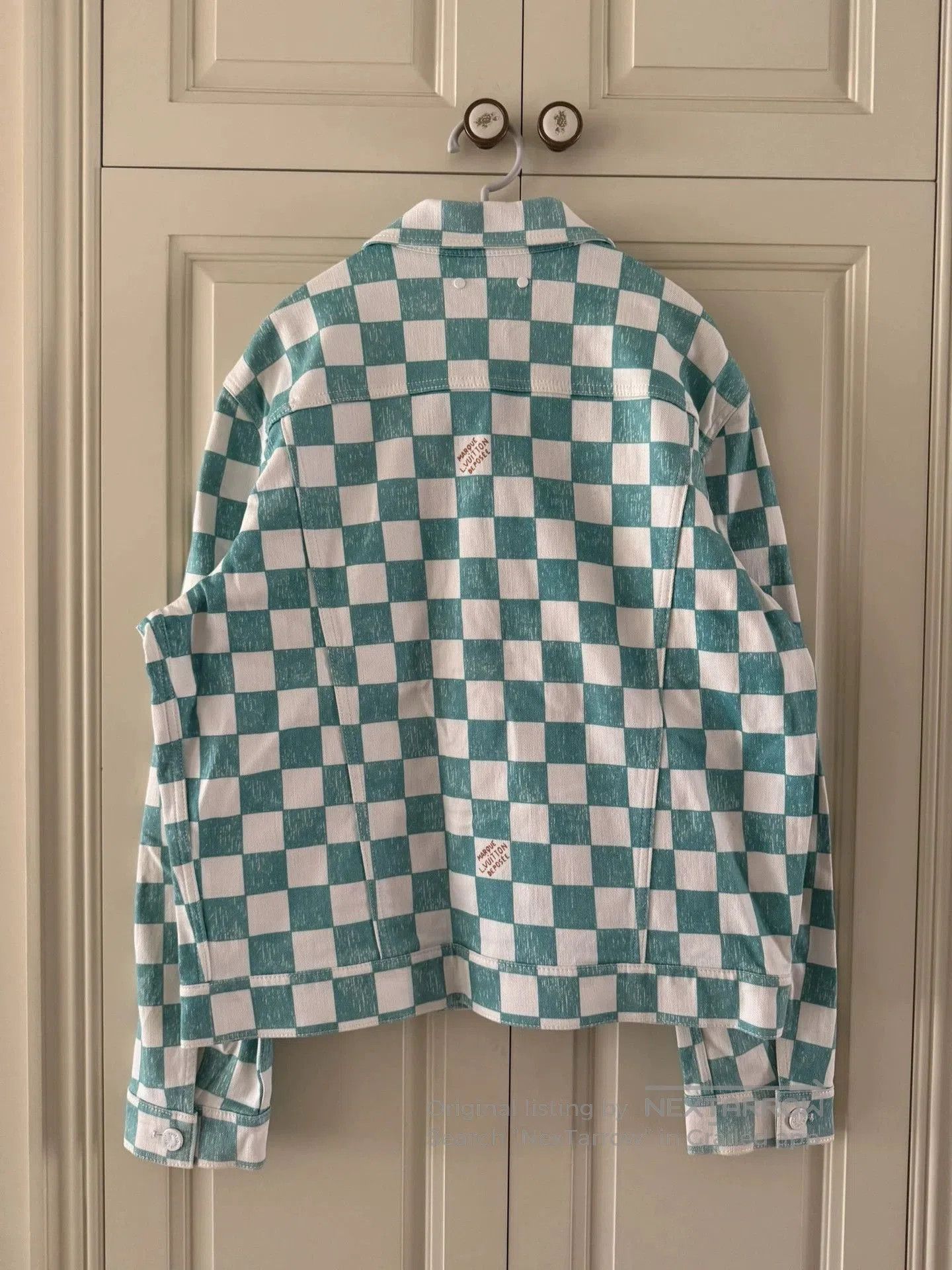 Louis Vuitton louis vuitton checkered denim jacket in green. Size US L / EU 52-54 / 3 - 2 Thumbnail