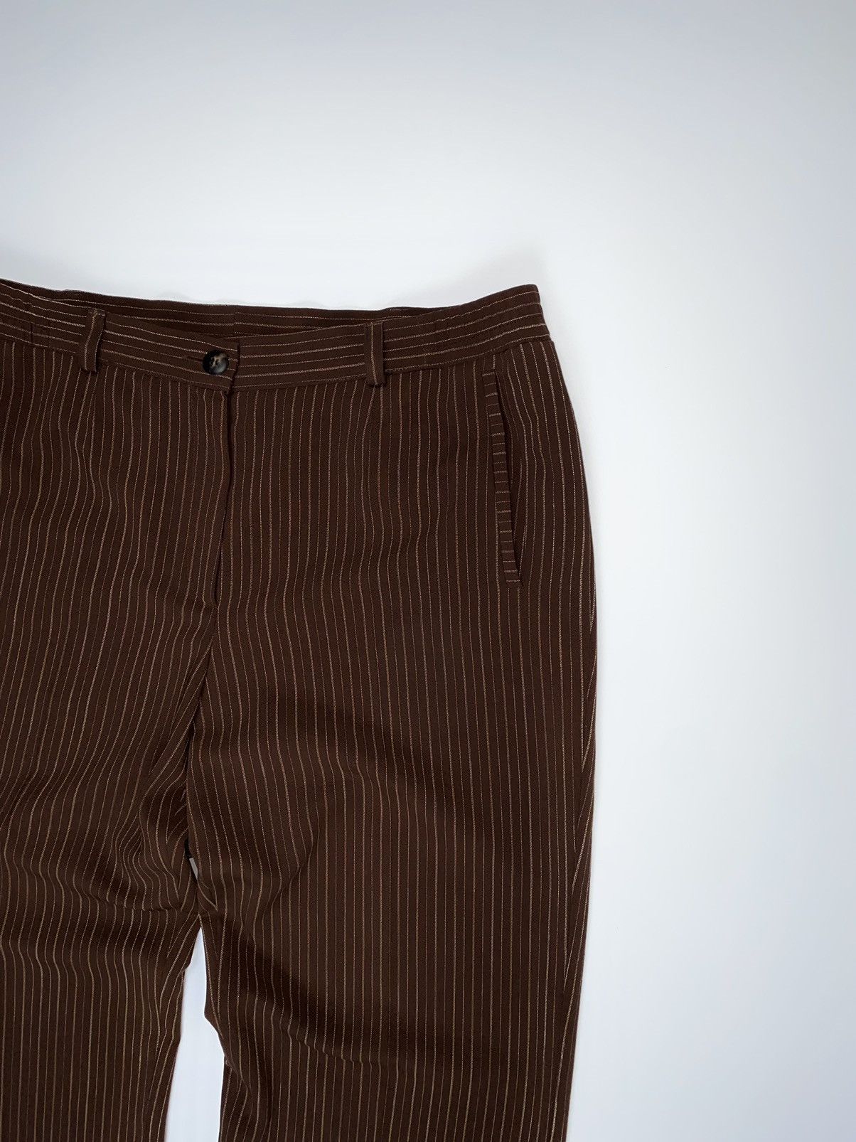 Givenchy 🚨 Selection De Givenchy Vintage Brown Striped Pants YLS RRL Size 36" / US 14 / IT 50 - 3 Thumbnail