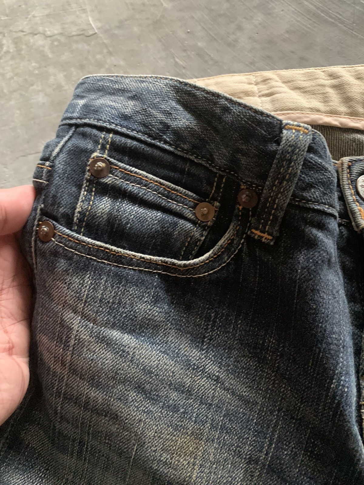 Japanese Brand flared back number japanese jeans like ifsixwasnine / lgb Size 29" - 8 Thumbnail
