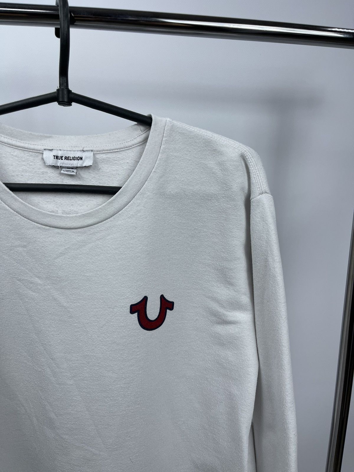 True Religion True Religion Sweatshirt Women’s Size L White Big Logo Size L / US 10 / IT 46 - 3 Thumbnail