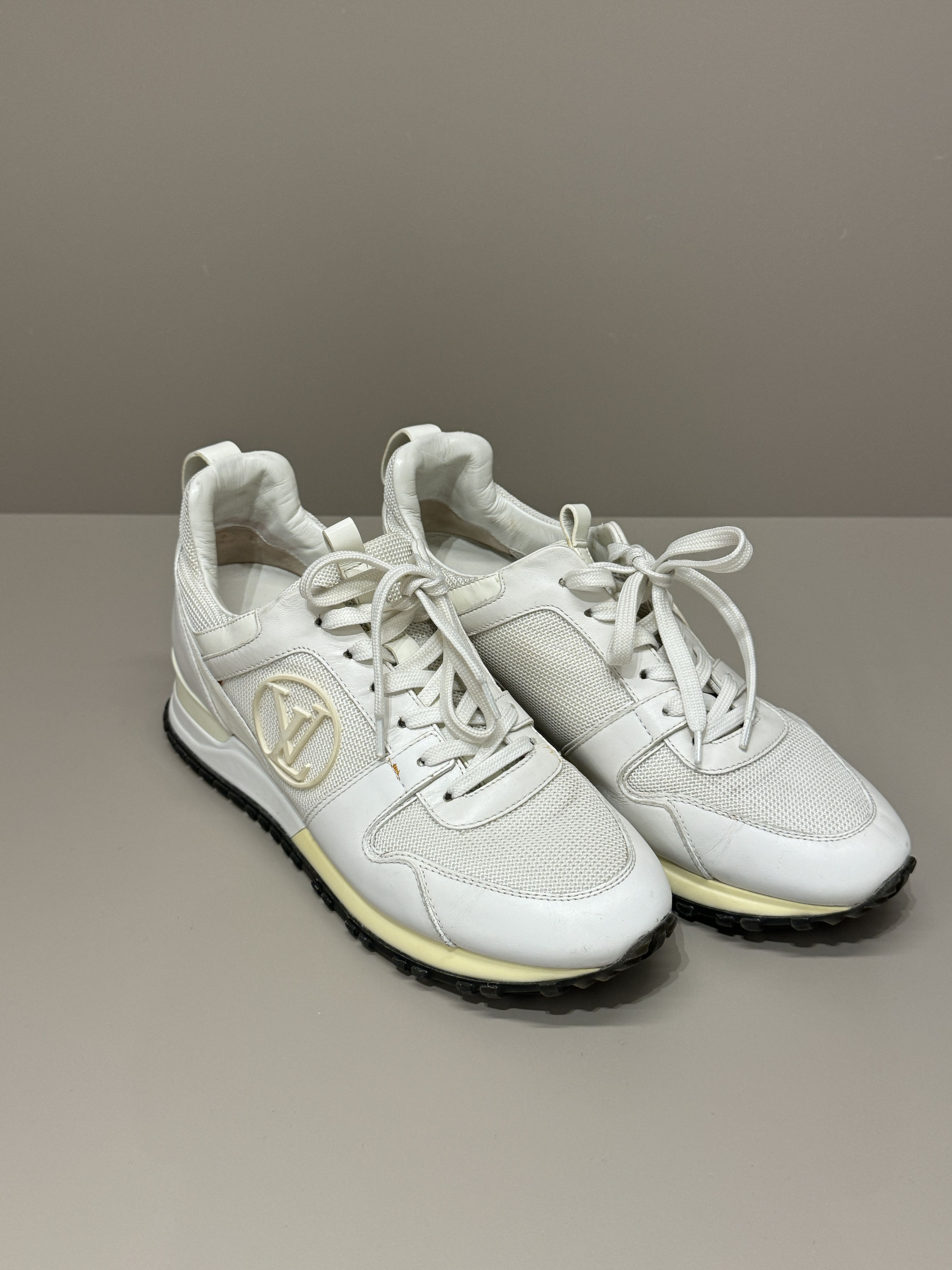 Louis Vuitton Louis Vuitton Run Away white mesh sneakers Size US 6 / IT 36 - 1 Thumbnail