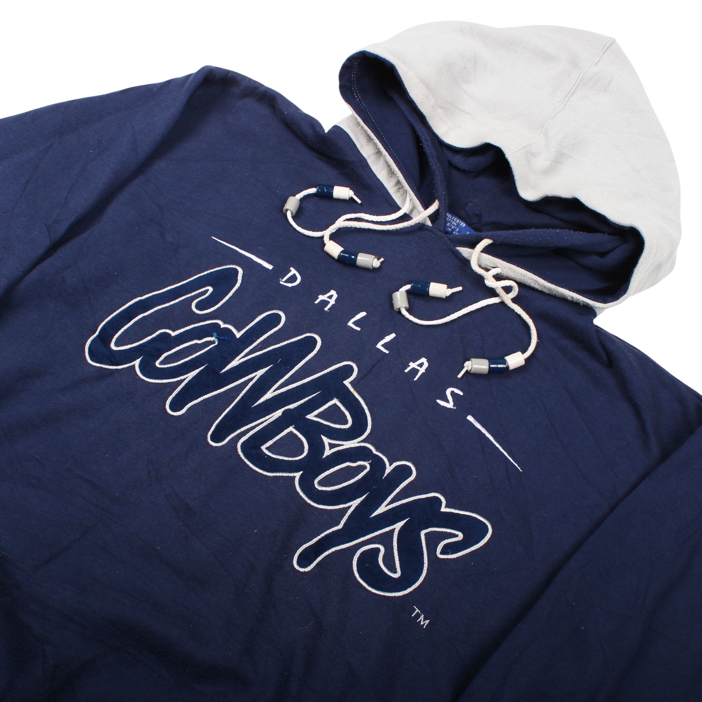 Starter Dallas Cowboys Starter Hoodie 90s NFL Sweatshirt Size US M / EU 48-50 / 2 - 2 Thumbnail