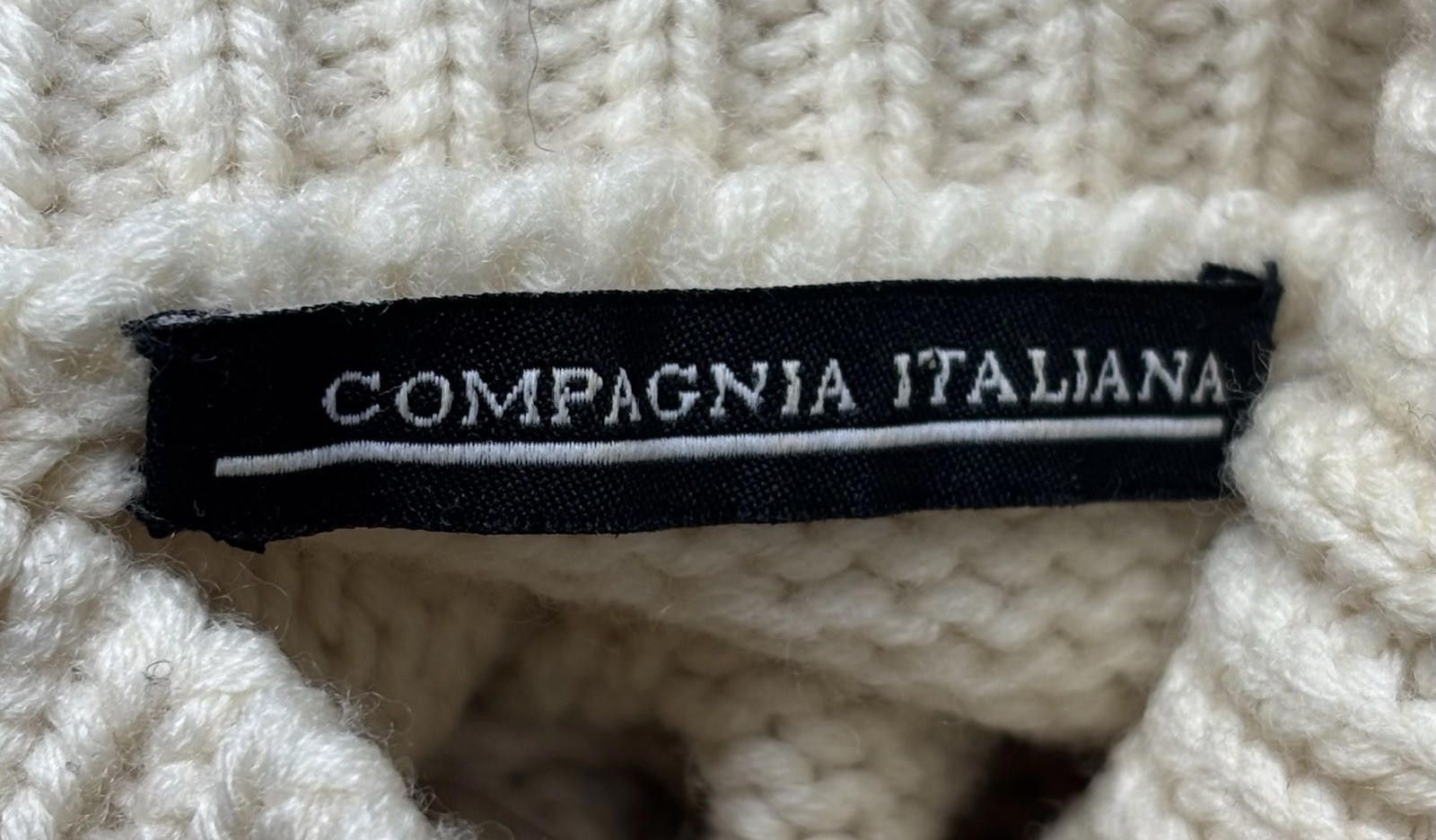 Other Compagnia Italiana Sweater Womens S Floral Embroidered Wool Size S / US 4 / IT 40 - 2 Thumbnail
