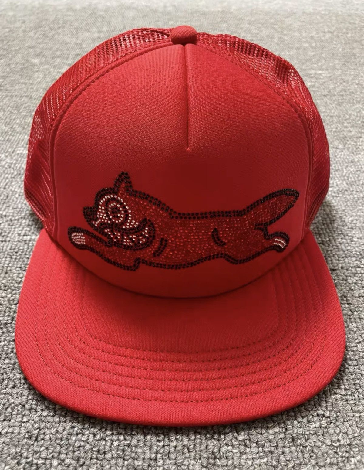 Billionaire Boys Club BBC ICECREAM Fully Crystallized Flying Dog Baseball Cap Size ONE SIZE - 2 Thumbnail
