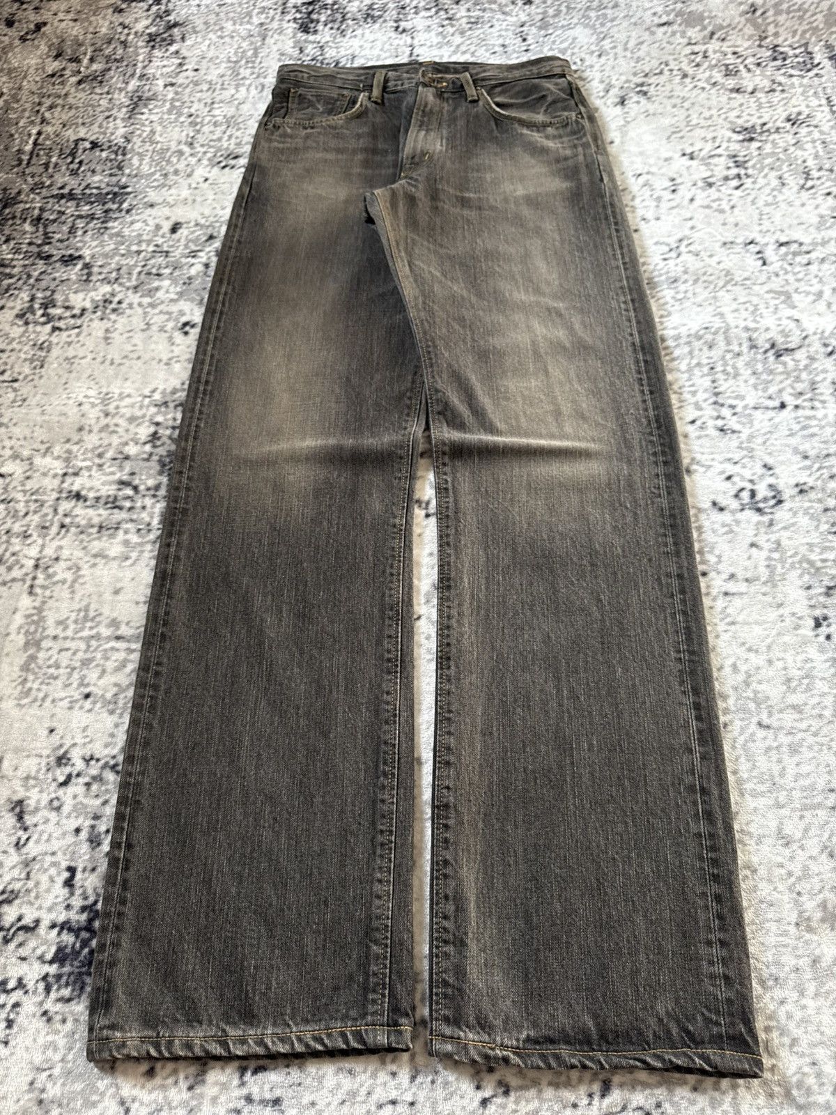 Edwin Rare Edwin 505 13.5 Oz Selvedge Wide Baggy Redline Jeans Size US 32 / EU 48 - 3 Thumbnail