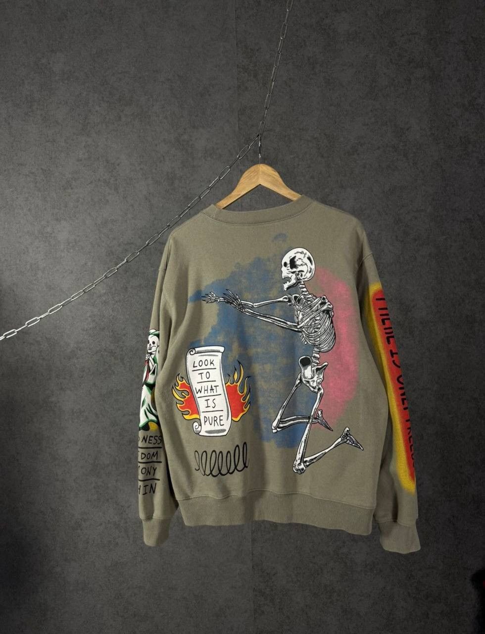 Other Nagri art crazy sweatshirt Size US L / EU 52-54 / 3 - 2 Thumbnail