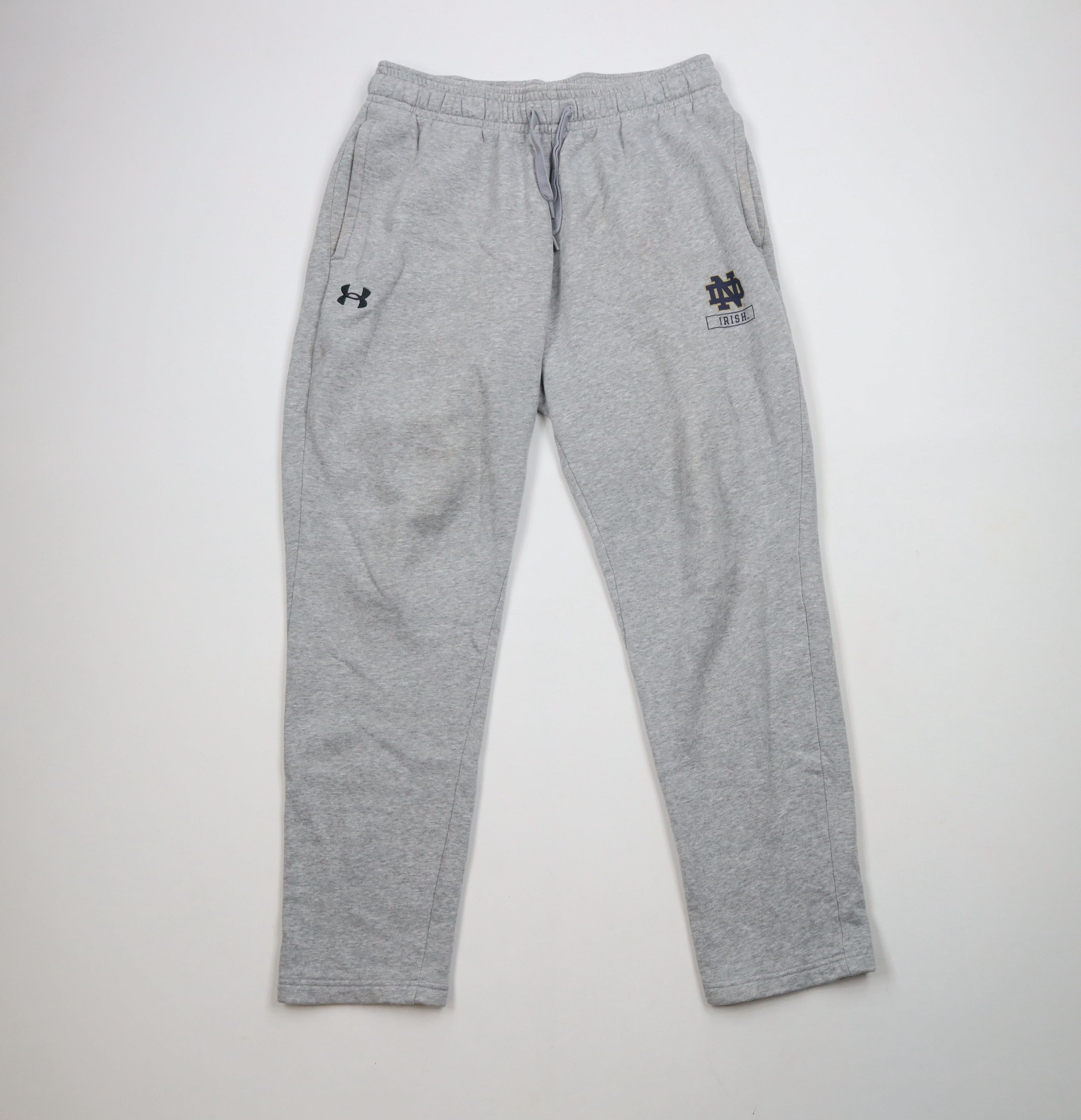 Under Armour × Vintage Under Armour Notre Dame University Tapered Leg Sweatpants Size US 36 / EU 52 - 1 Thumbnail