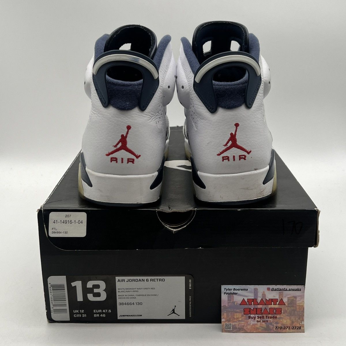Jordan Brand Air Jordan 6 Olympic Size US 13 / EU 46 - 3 Thumbnail