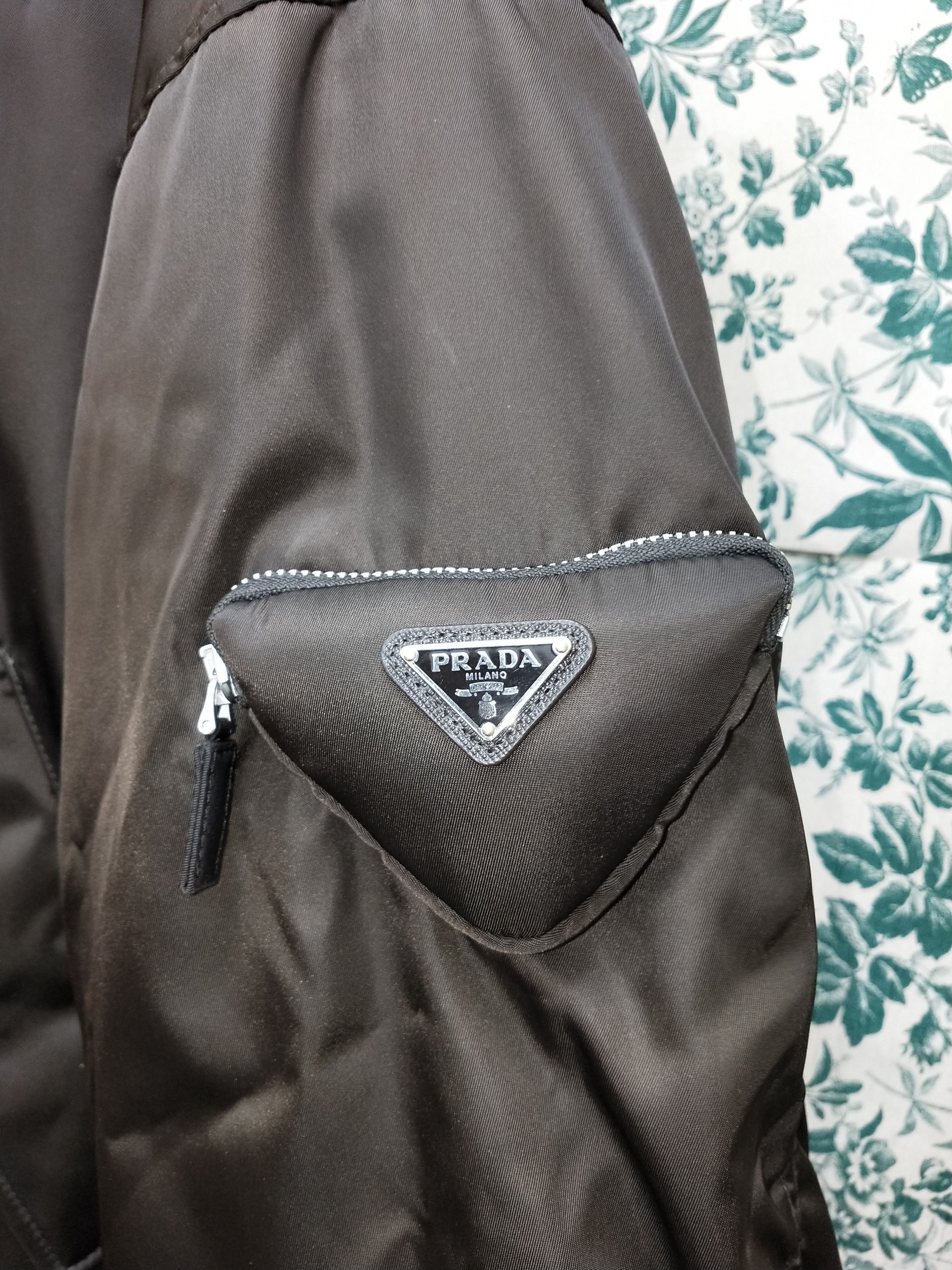 Prada Re-Nylon Knit Bomber Jacket (Trade for L or XL) Size US M / EU 48-50 / 2 - 3 Thumbnail
