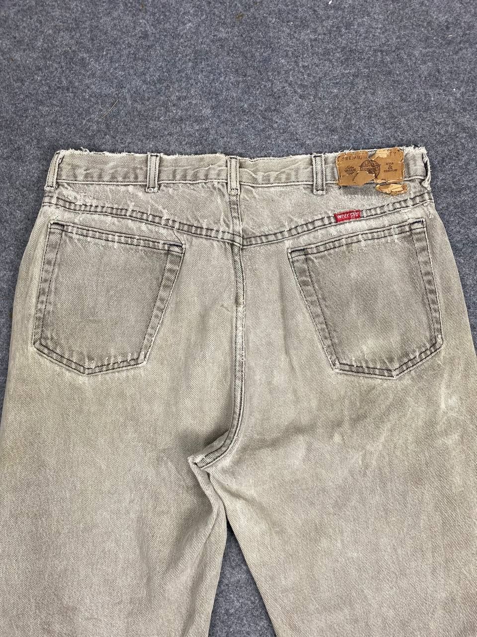 Wrangler vintage wrangler distressed denim nice design Size US 34 / EU 50 - 3 Thumbnail