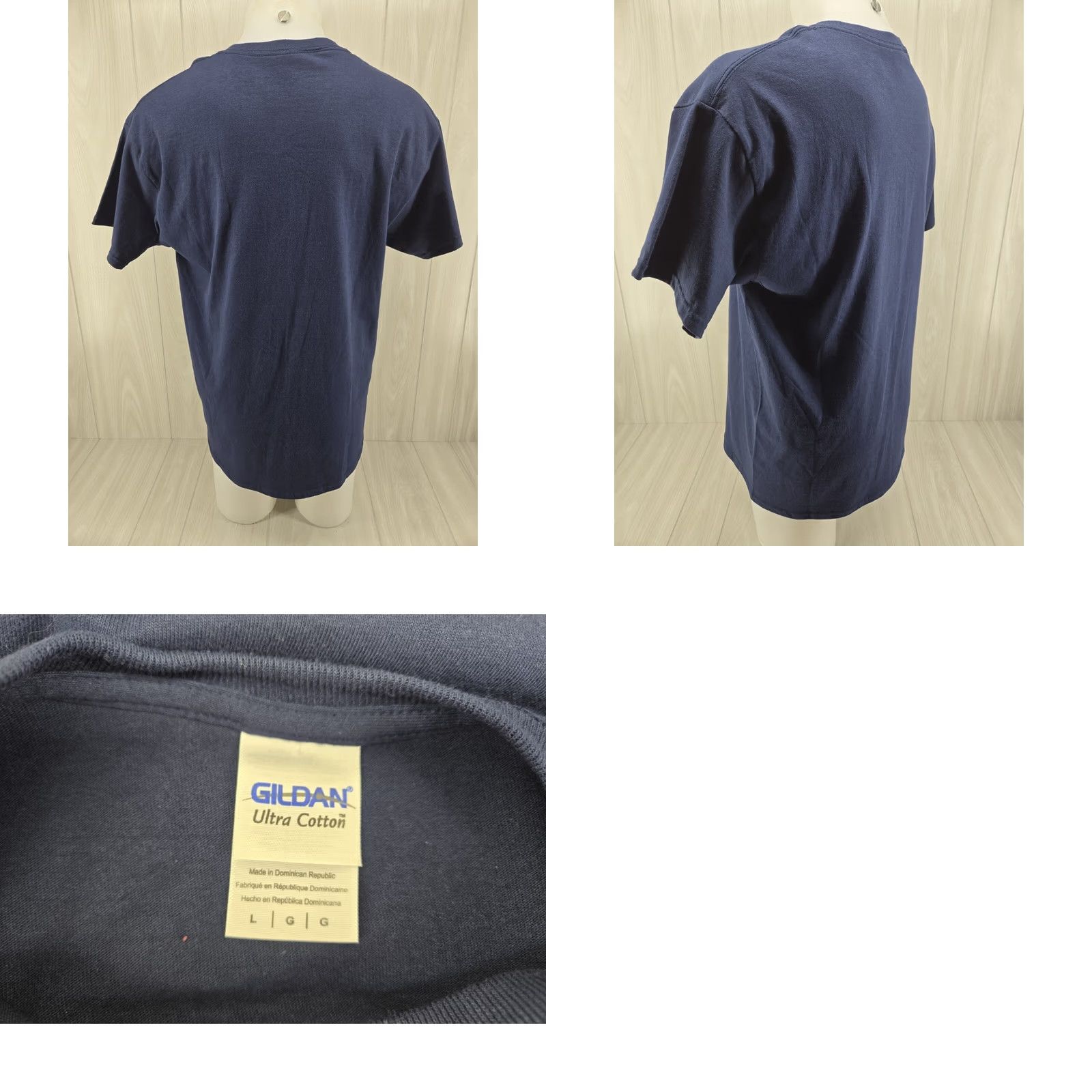 Gildan VINTAGE Wallace State Community College AL 50 anniversary Shirt Mens L Blue Gildan Ultra Cotton T-Shirt Crew Neck Short Sleeve Men Size US L / EU 52-54 / 3 - 8 Thumbnail