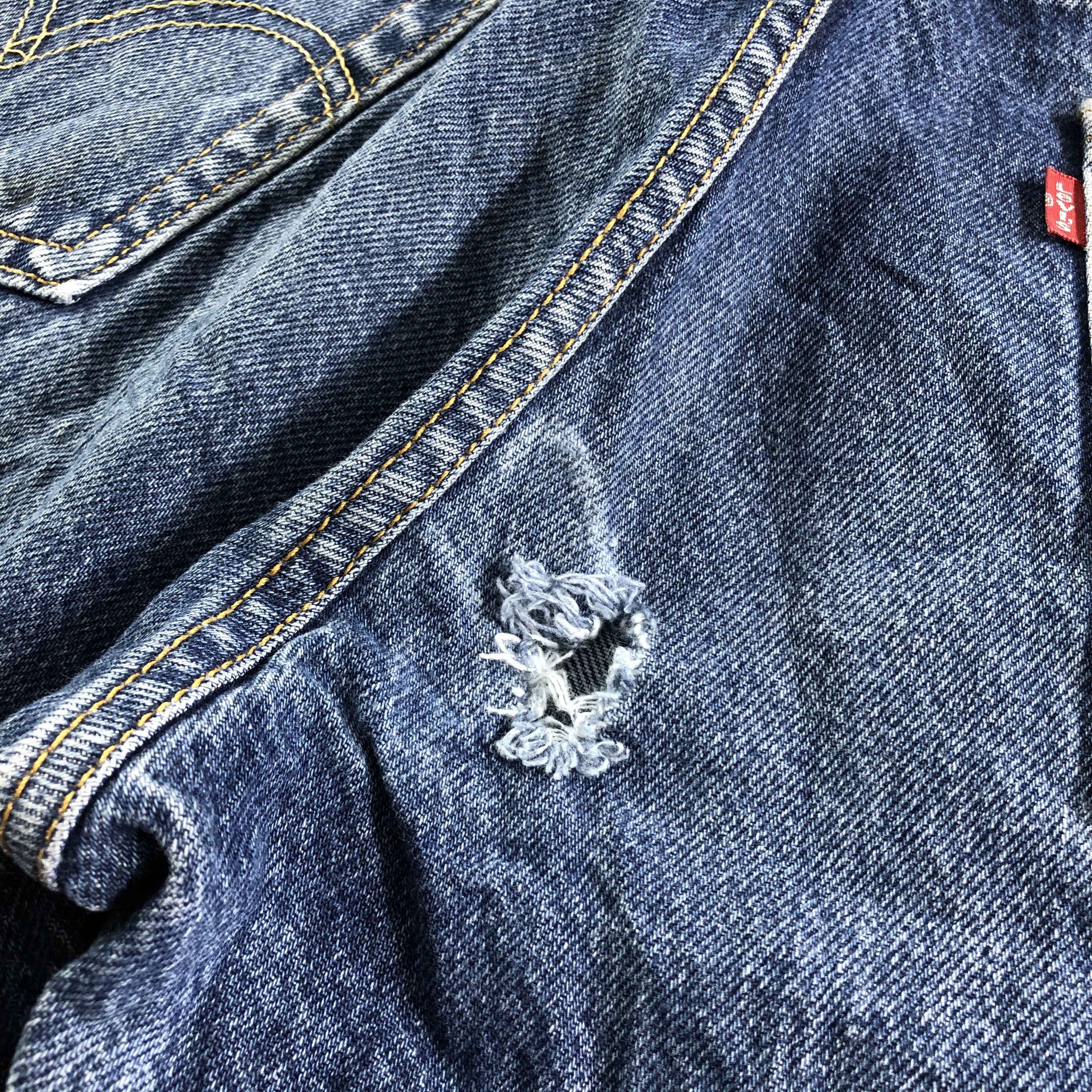 Levi's Vintage Blue Wash Levis 505 Jeans-J3713 Size US 32 / EU 48 - 7 Thumbnail
