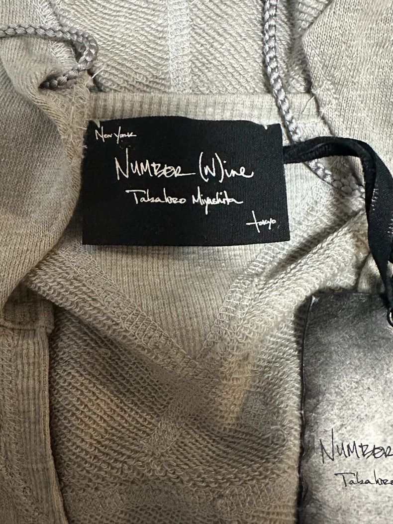 Number (N)ine Number (N)ine09ss gray sleeveless pullover hooded sweatshir Size US L / EU 52-54 / 3 - 4 Thumbnail