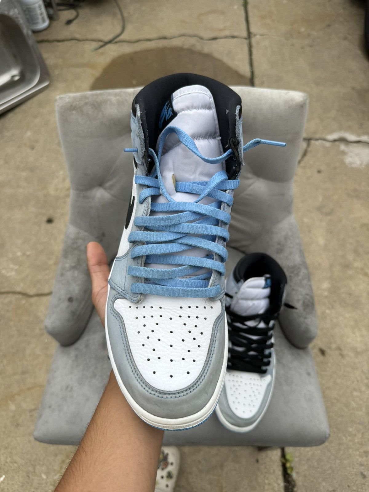 Jordan Brand Jordan 1 University blue Size US 12 / EU 45 - 6 Thumbnail