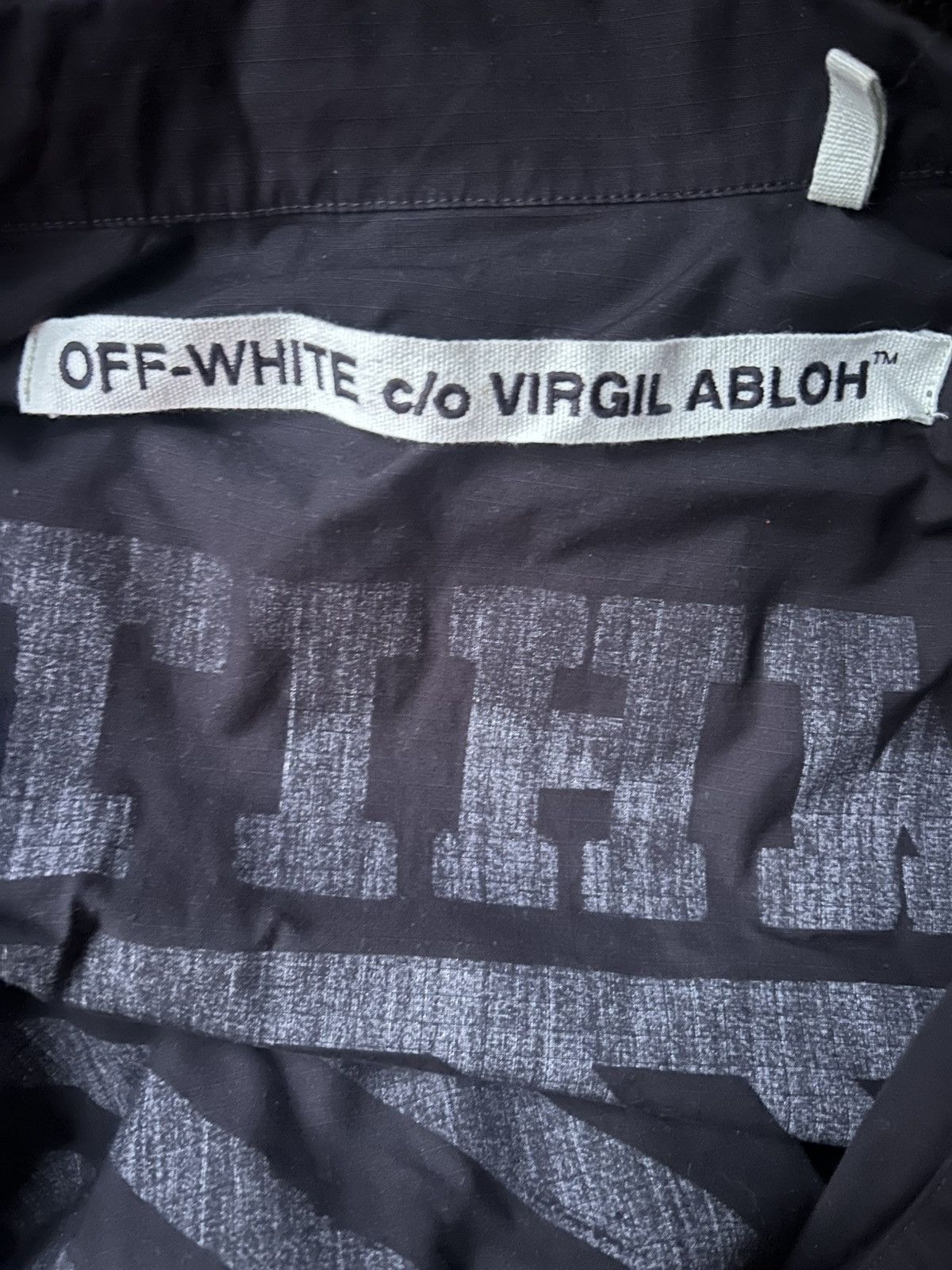 Off-White Off-white diagonal brushed field jacket, black Size US S / EU 44-46 / 1 - 3 Thumbnail