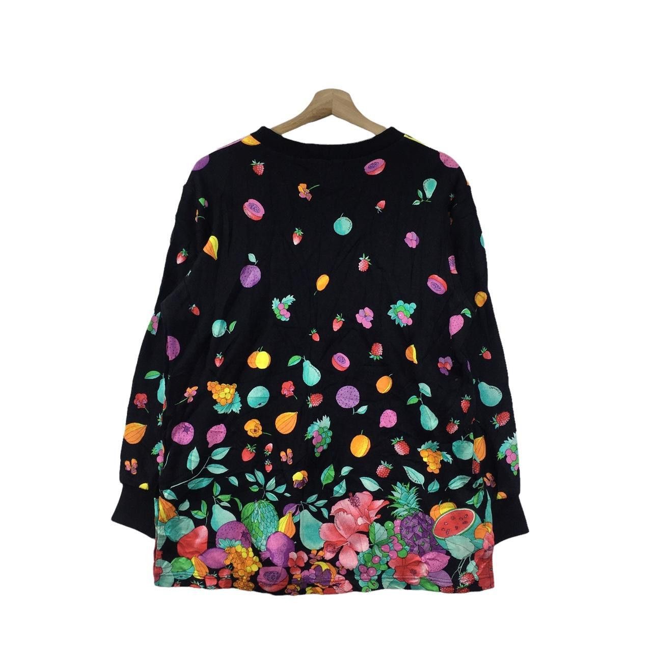 Vintage Vtg LEONARD SPORTS ITALY All Over Print Fruits Floral Size M / US 6-8 / IT 42-44 - 4 Thumbnail