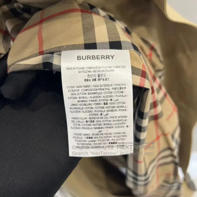 Burberry Burberry Khaki Long Trench Coat for Women. Size S / US 4 / IT 40 - 5 Thumbnail