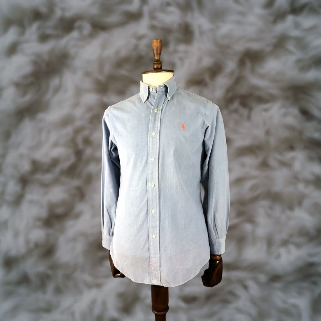 Ralph Lauren Ralph Lauren Corduroy Shirt Men's S Cotton Blue Size US S / EU 44-46 / 1 - 1 Thumbnail