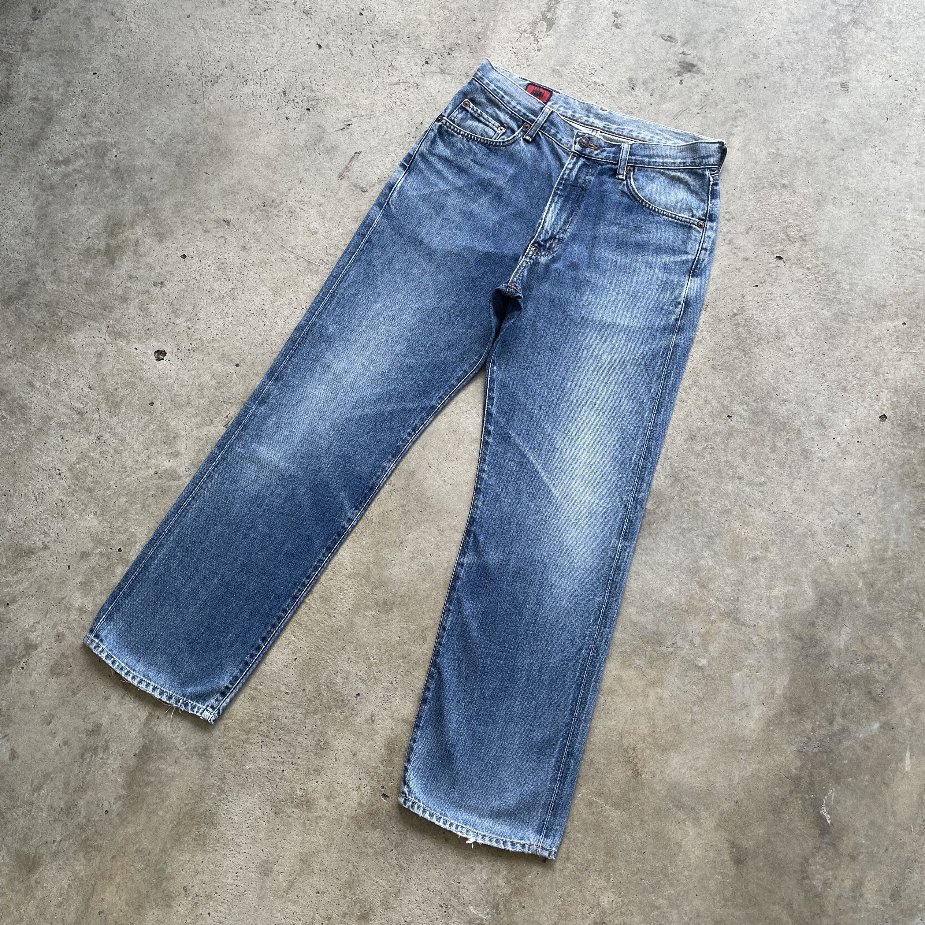 Edwin × Japanese Brand VINTAGE EDWIN 503 REGULAR DEMIM PANTS FADED JEANS W30x28.5 Size US 30 / EU 46 - 1 Thumbnail