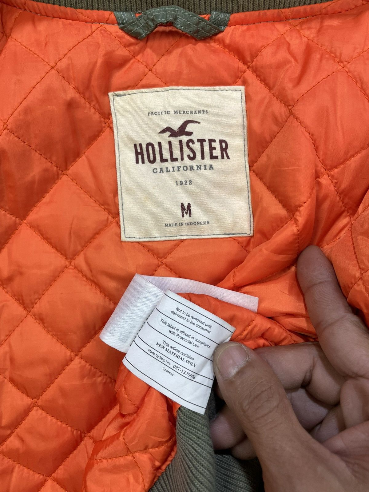 Hollister Hollister Ma-1 Flight Bomber Jacket Size US M / EU 48-50 / 2 - 13 Thumbnail