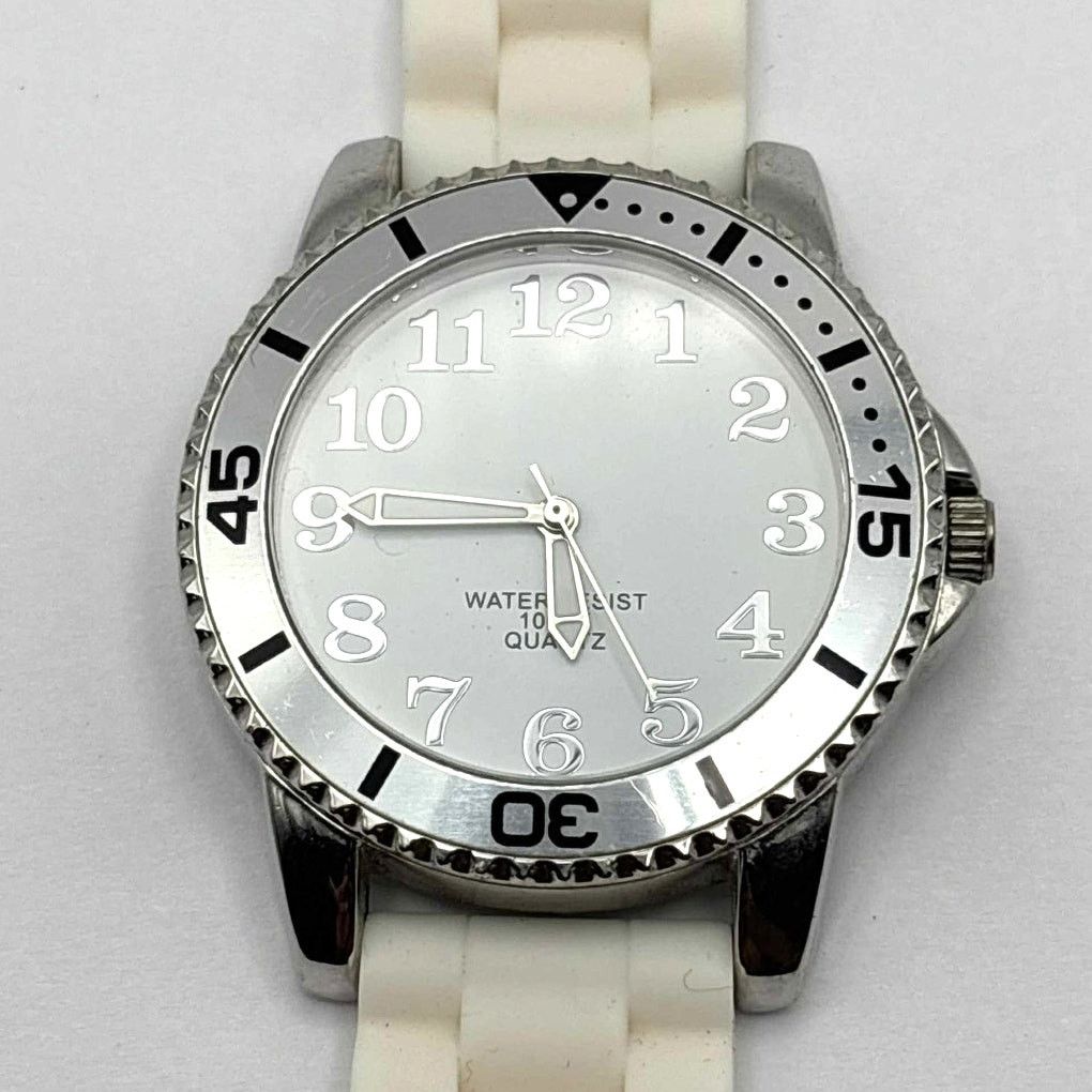 Other White & Silver Retro Men's Watch Size ONE SIZE - 3 Thumbnail