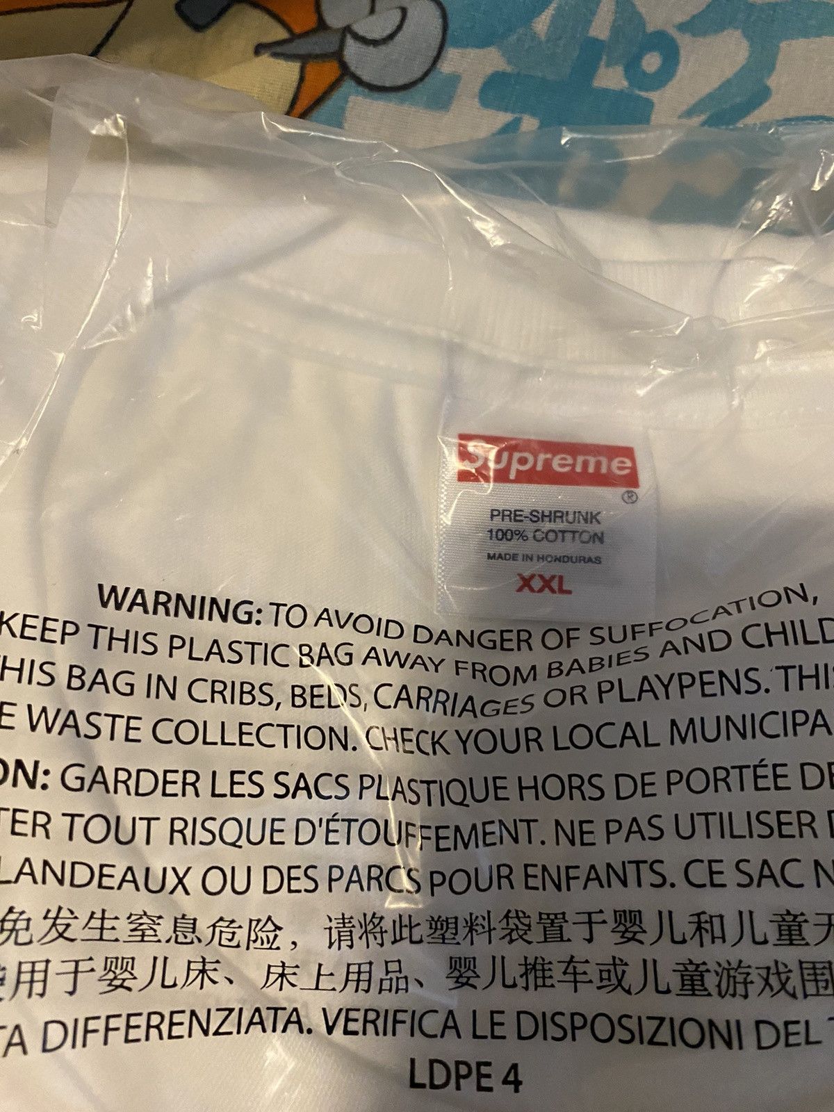 Supreme Supreme Fuck Money Tee Size 2XL White Size US XXL / EU 58 / 5 - 6 Thumbnail