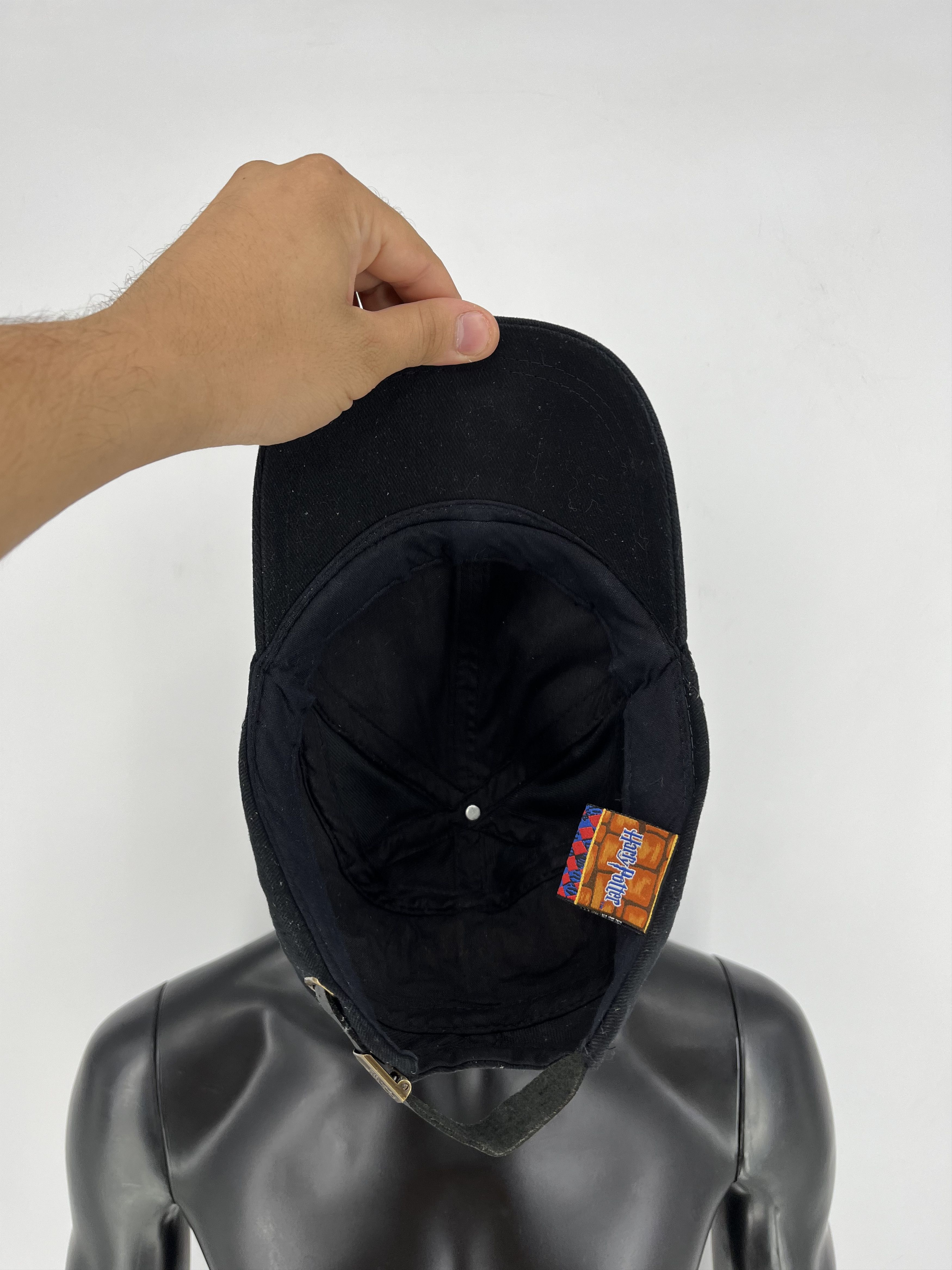 Vintage × Warner Bros Rare 2001 Warner Bros. Harry Potter Denim Cap Size ONE SIZE - 9 Thumbnail
