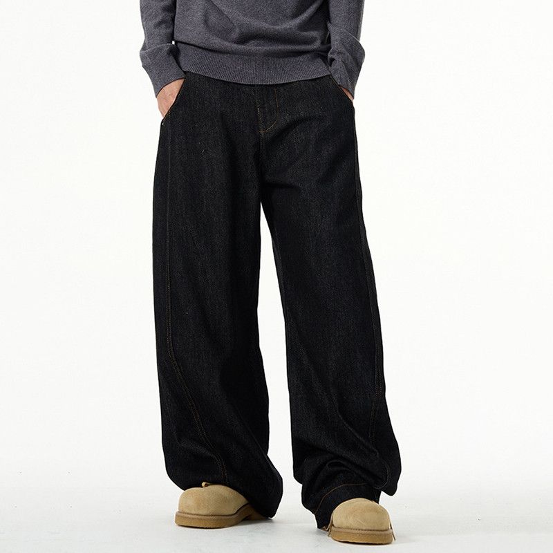 Japanese Brand × Other Street black solid colour machete jeans Size US 26 / EU 42 - 1 Thumbnail